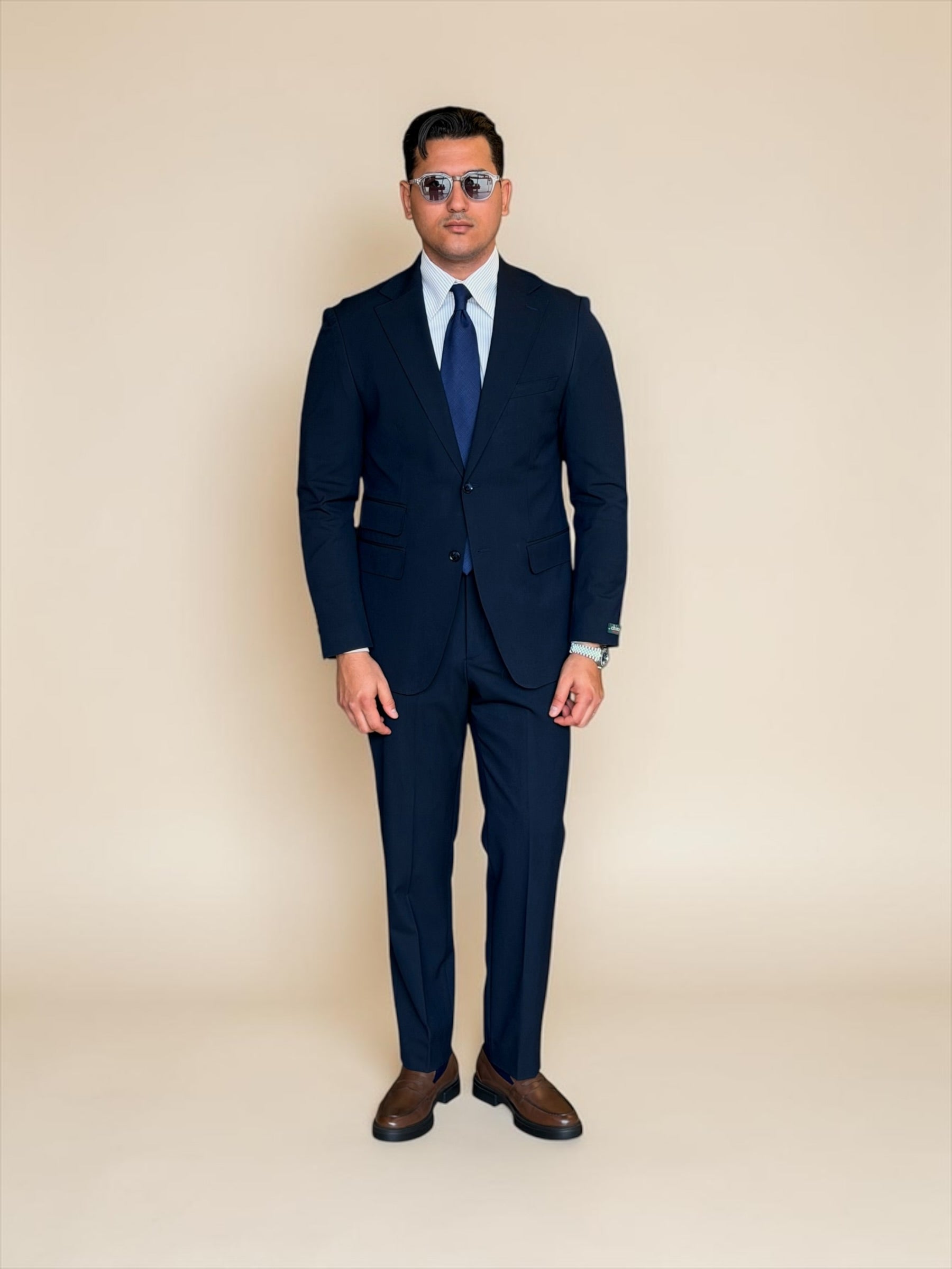 Notch two pocket suit - Navy