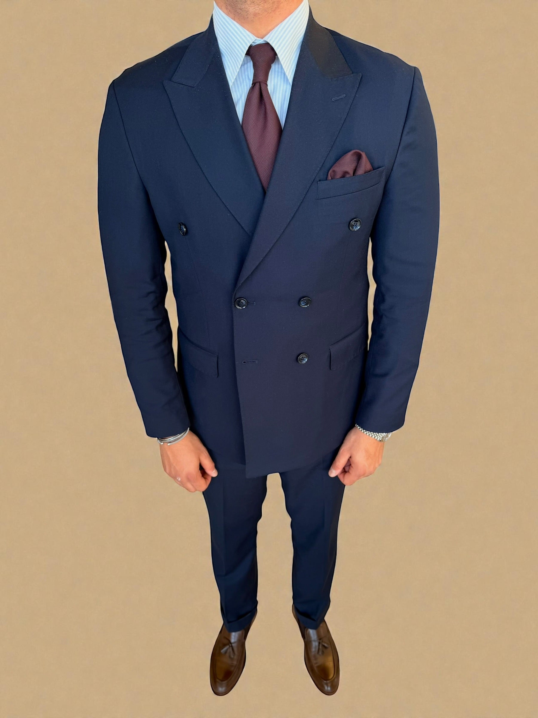 Double breasted suit - Navy