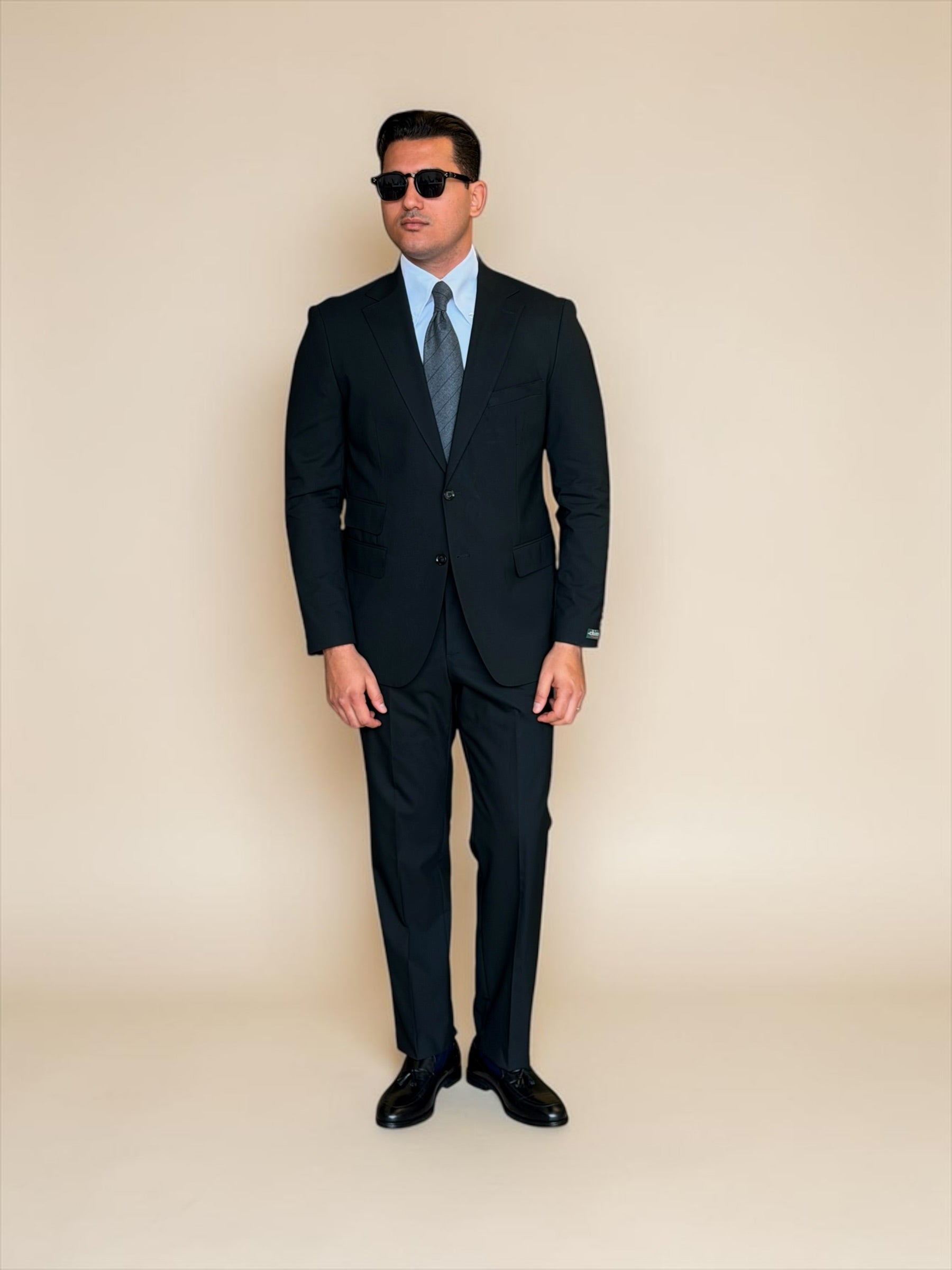 Notch two pocket suit - Black
