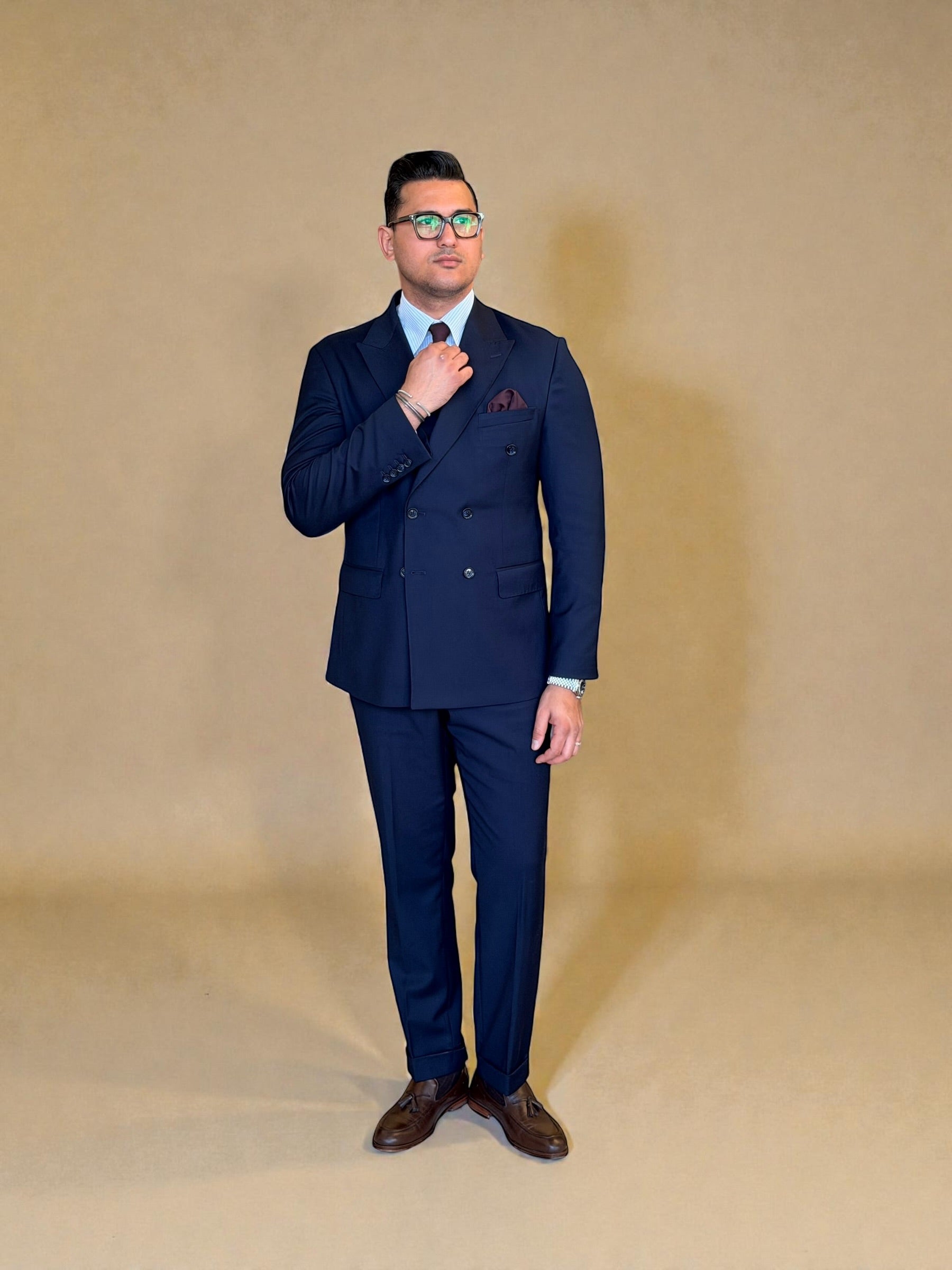 Double breasted suit - Navy