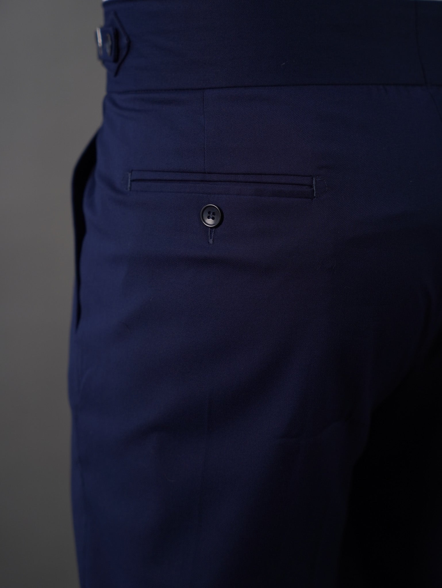 Hook two side Gurkha trousers - blue