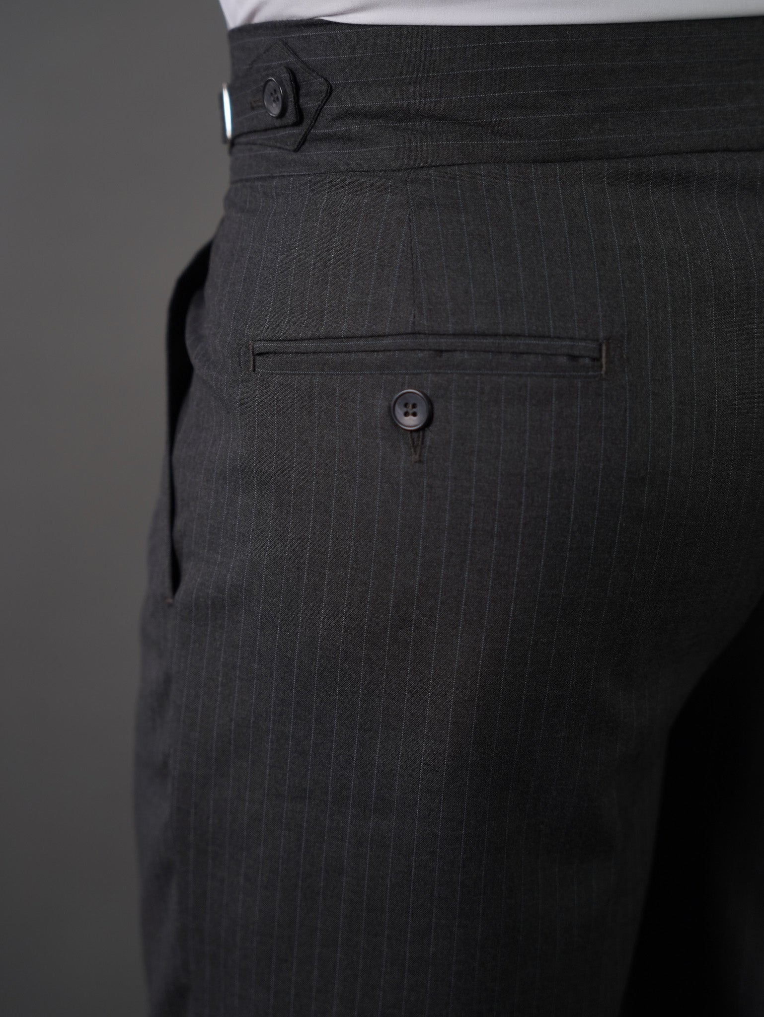 Hook two side Gurkha trousers - darkgray s