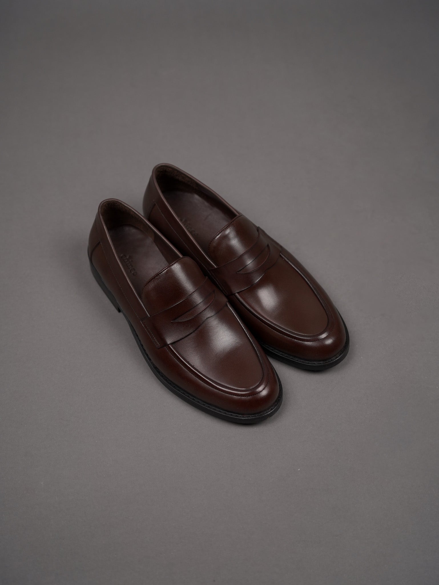 Penny leather loafers - Brown