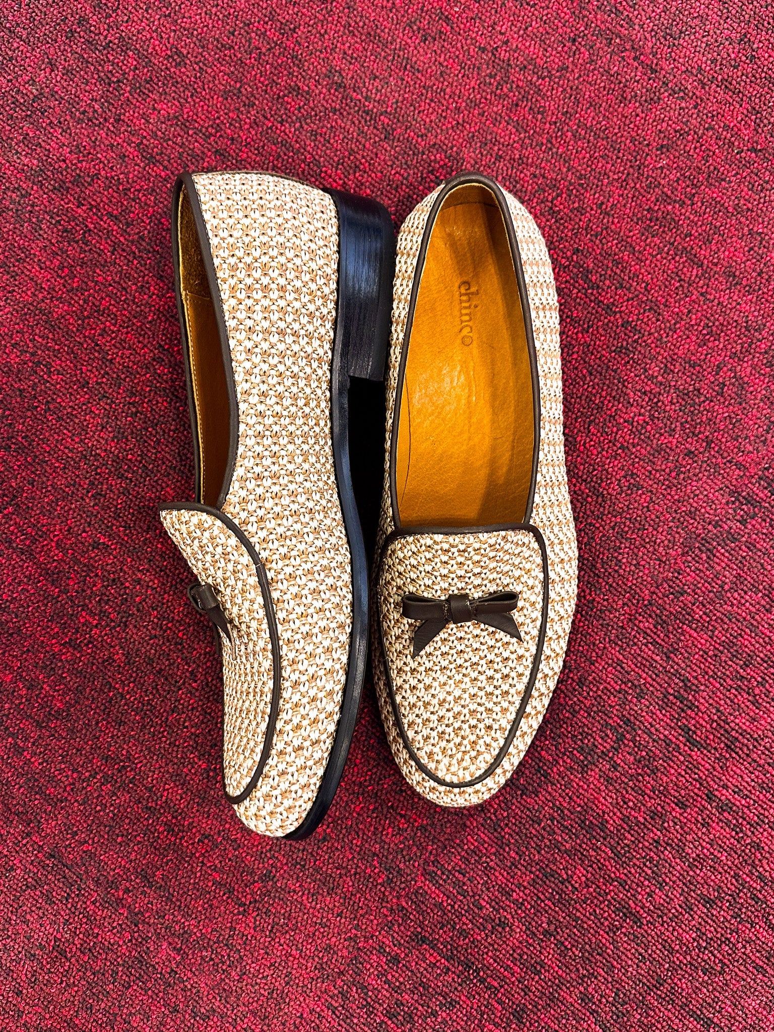 Hand woven loafers - Brown