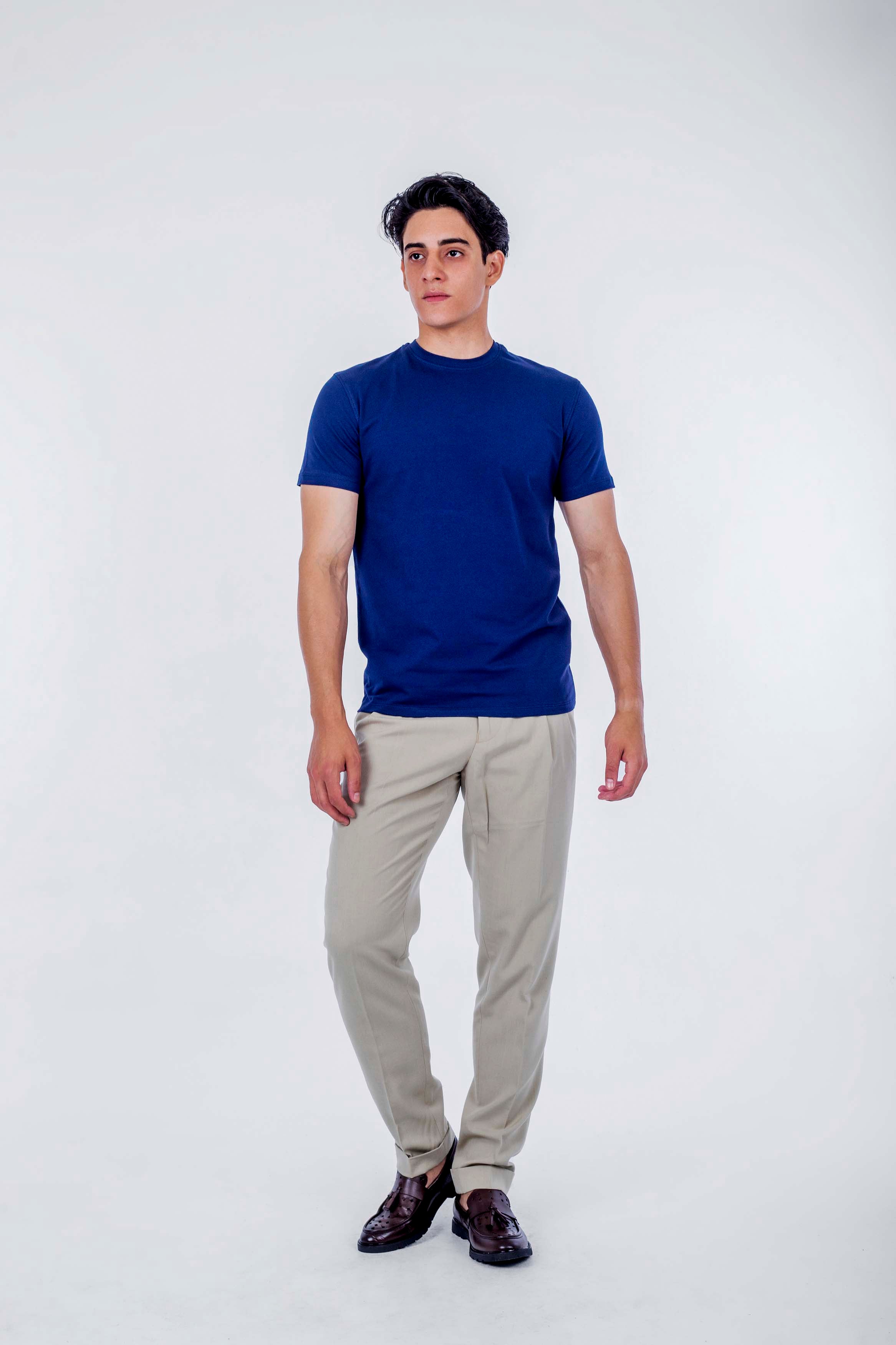 BASIC T-SHIRT-basic navy