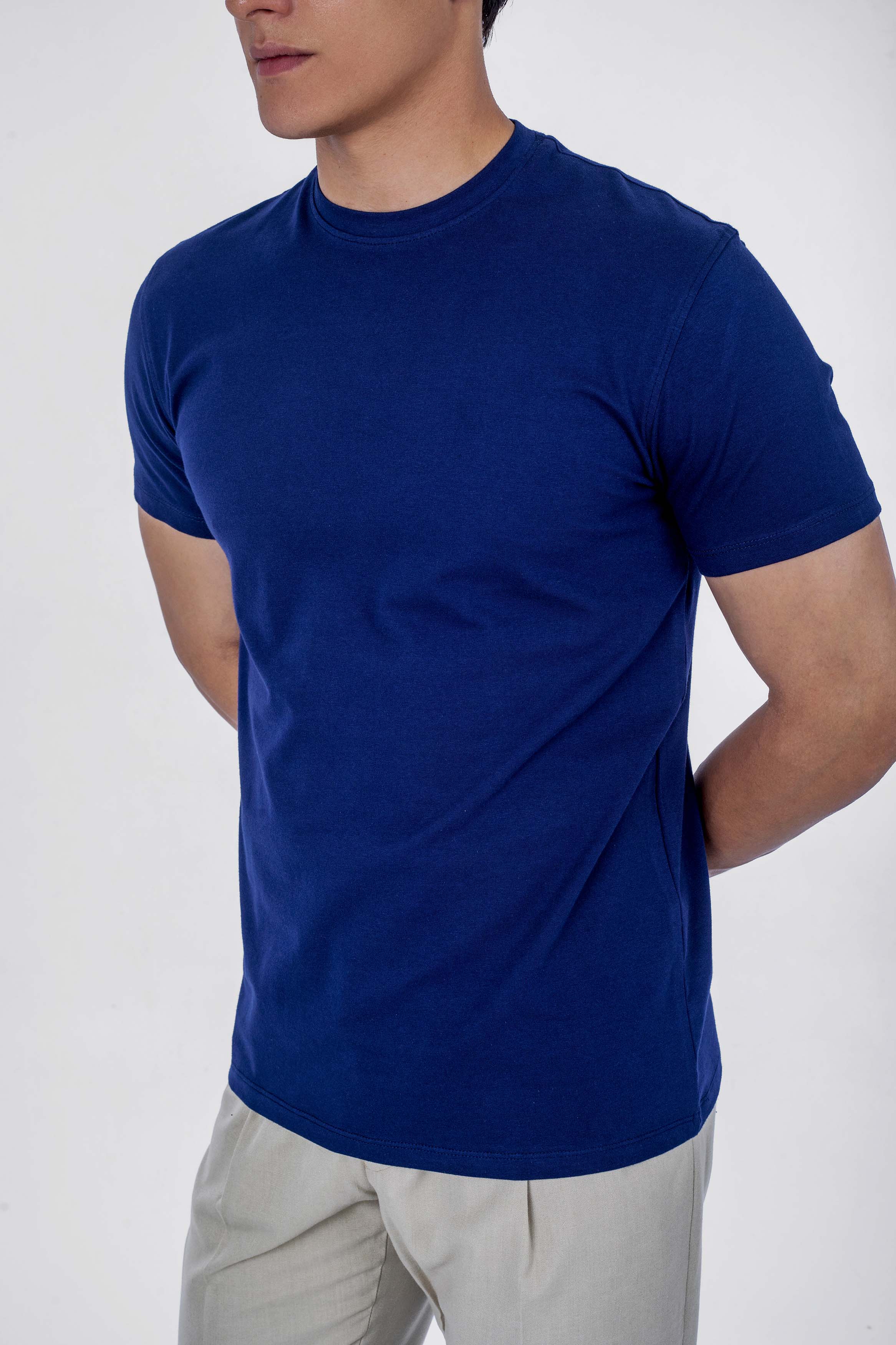 BASIC T-SHIRT-basic navy