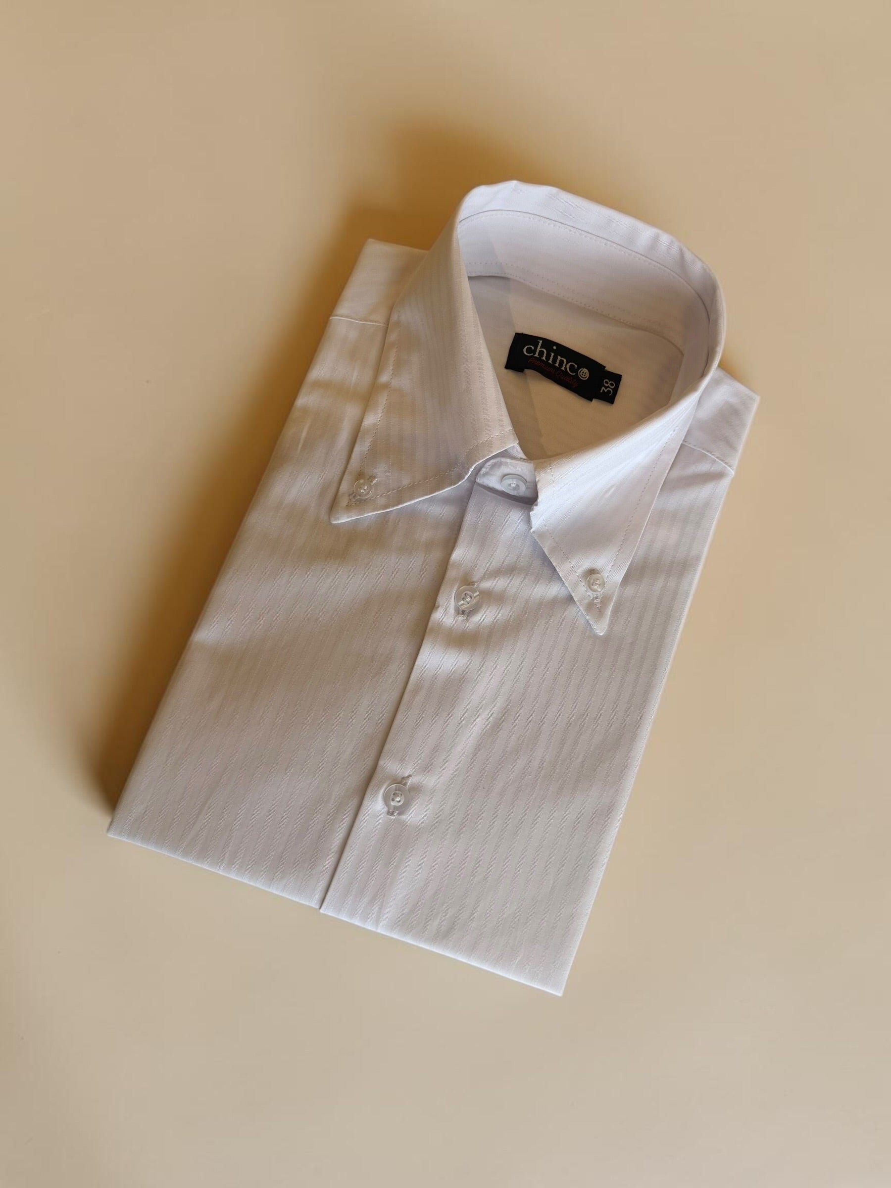 Strips pattern classic shirt - white