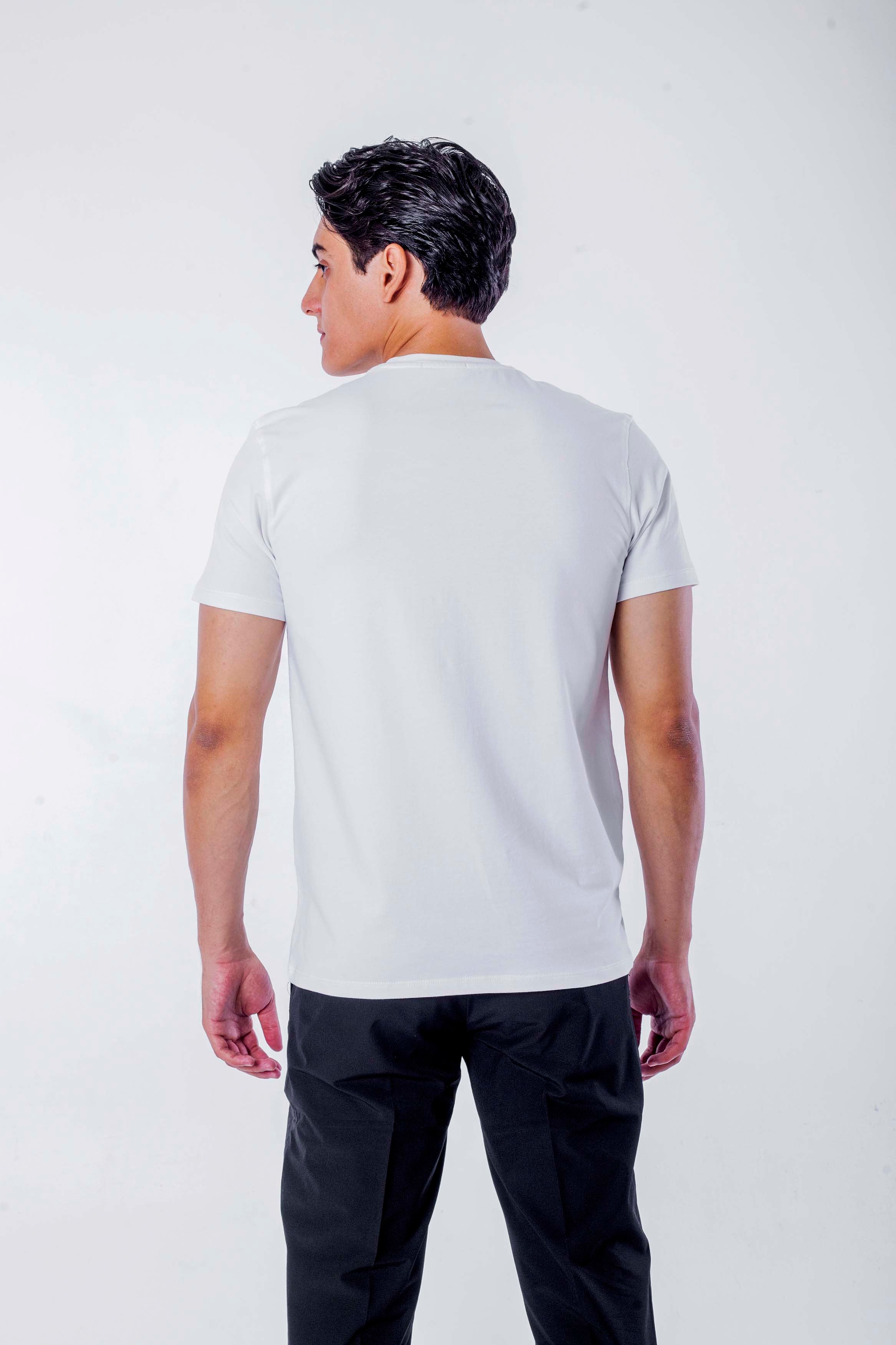 BASIC T-SHIRT- white basic