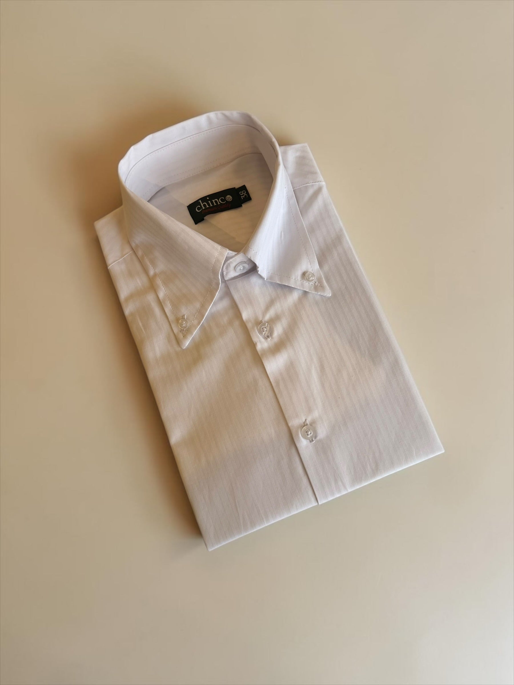 Strips pattern classic shirt - white