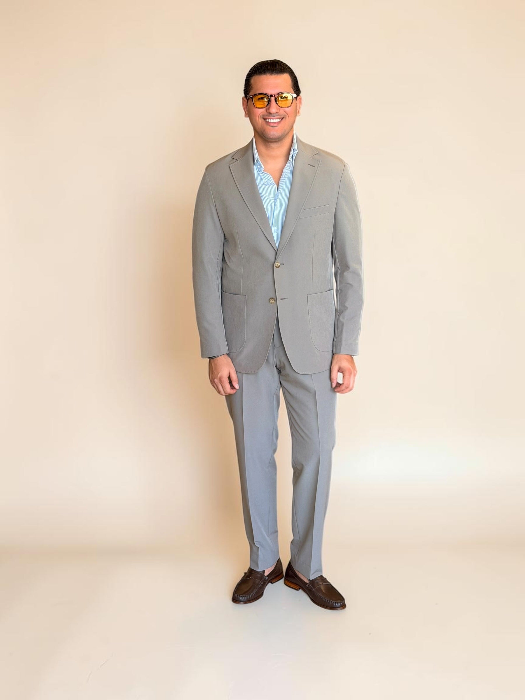 Pocket suit - light olive