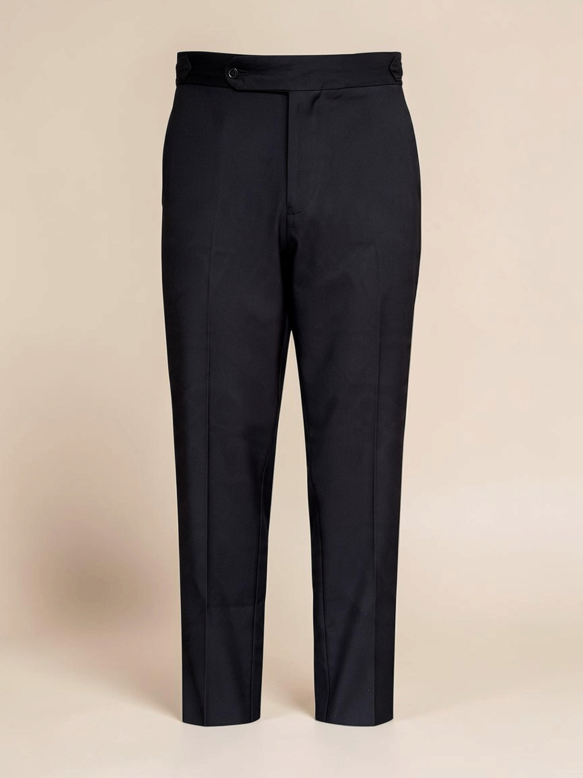 One button Gurkha Trousers - Black