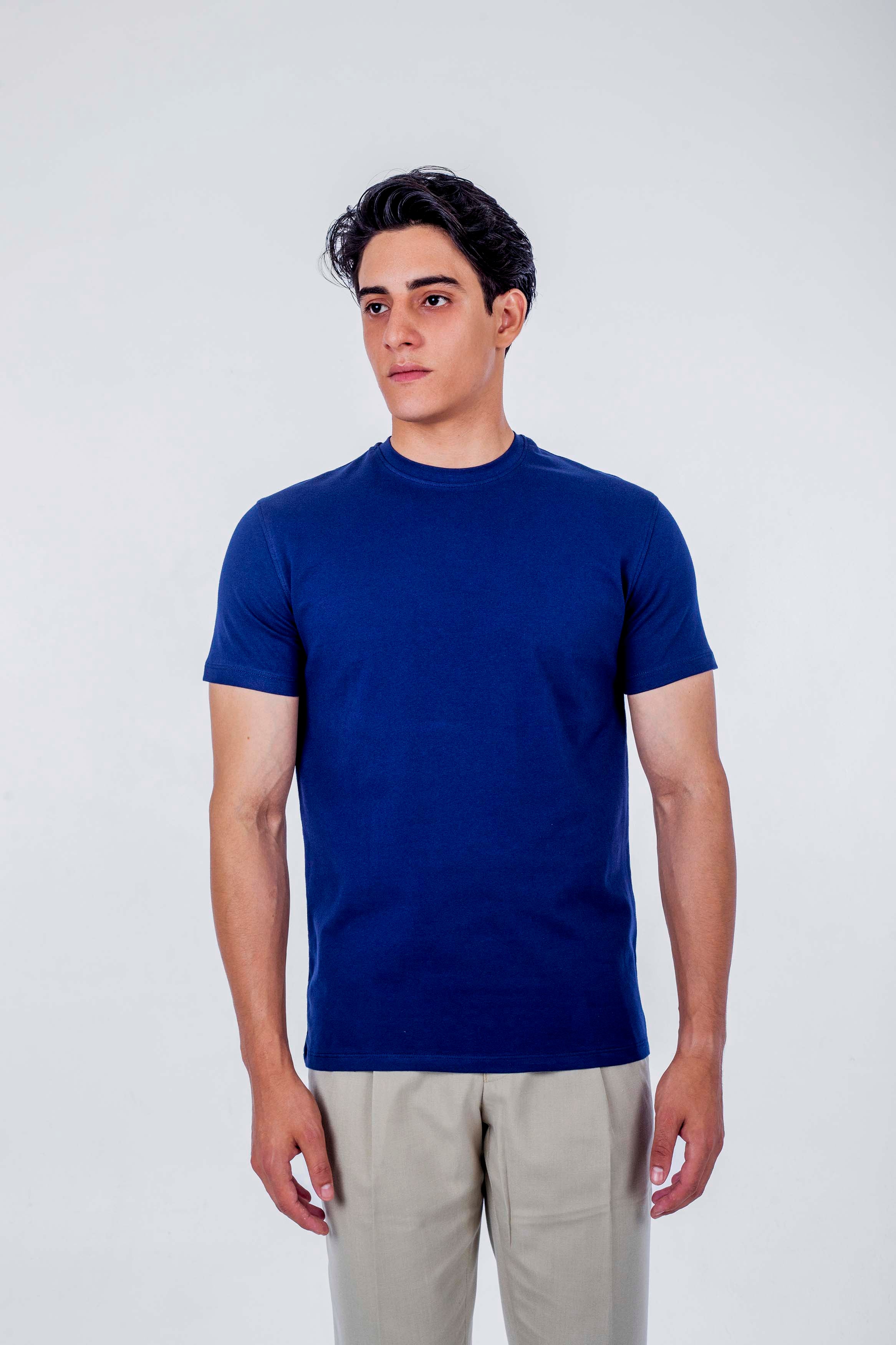 BASIC T-SHIRT-basic navy