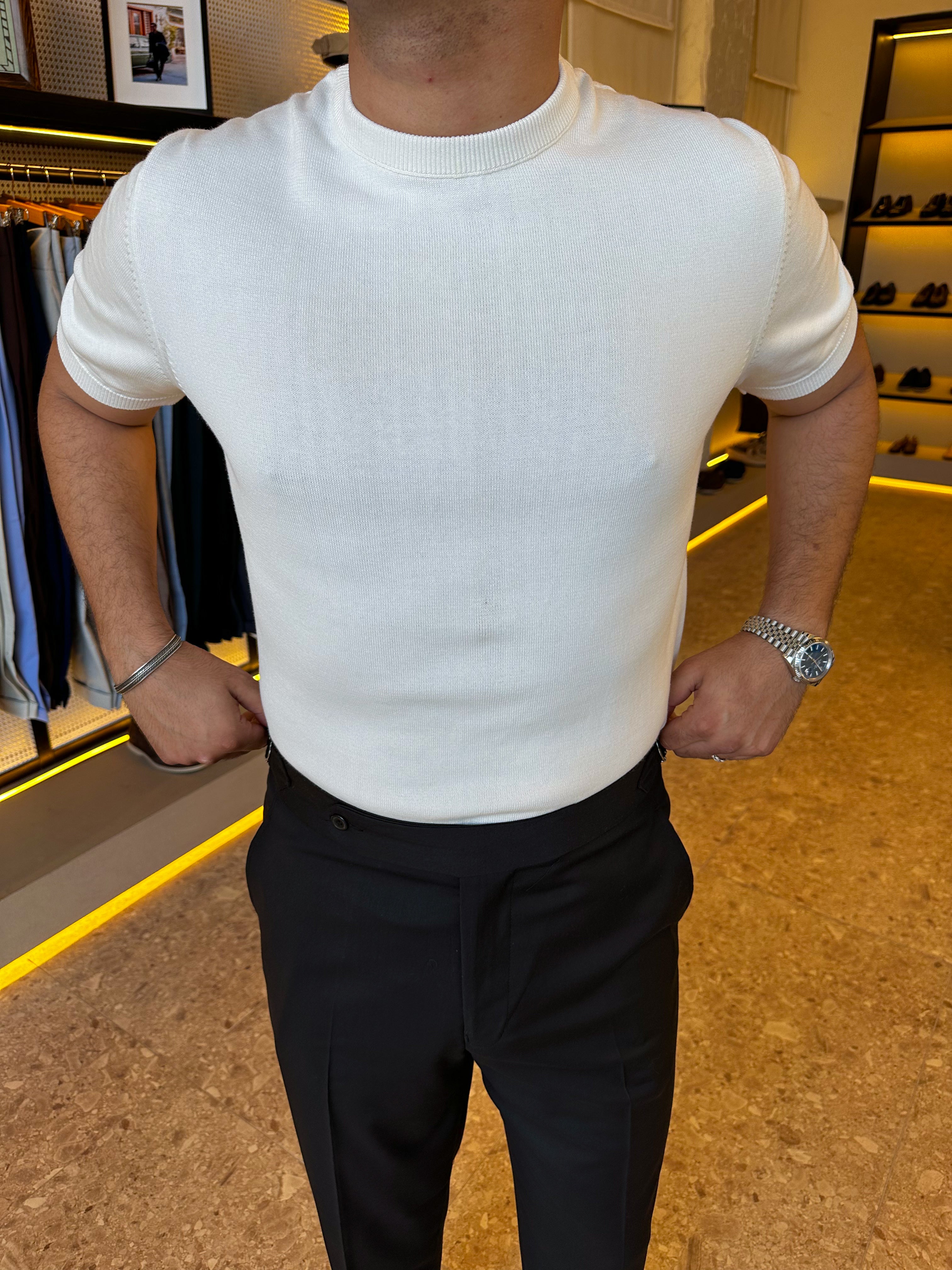 Basic knitwear - off white