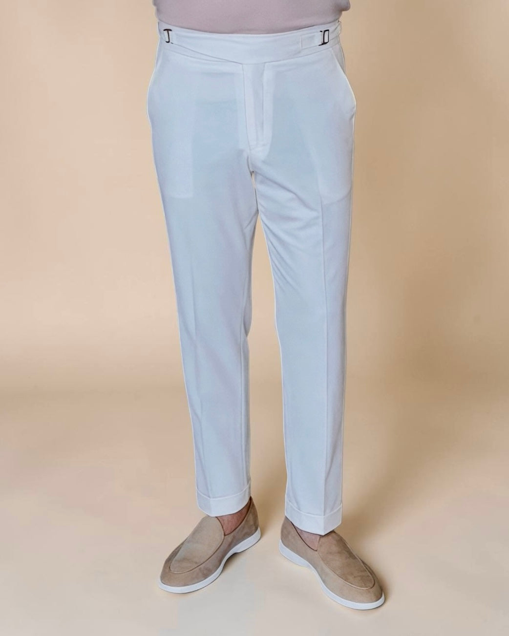 Hook chino trouser - Off white
