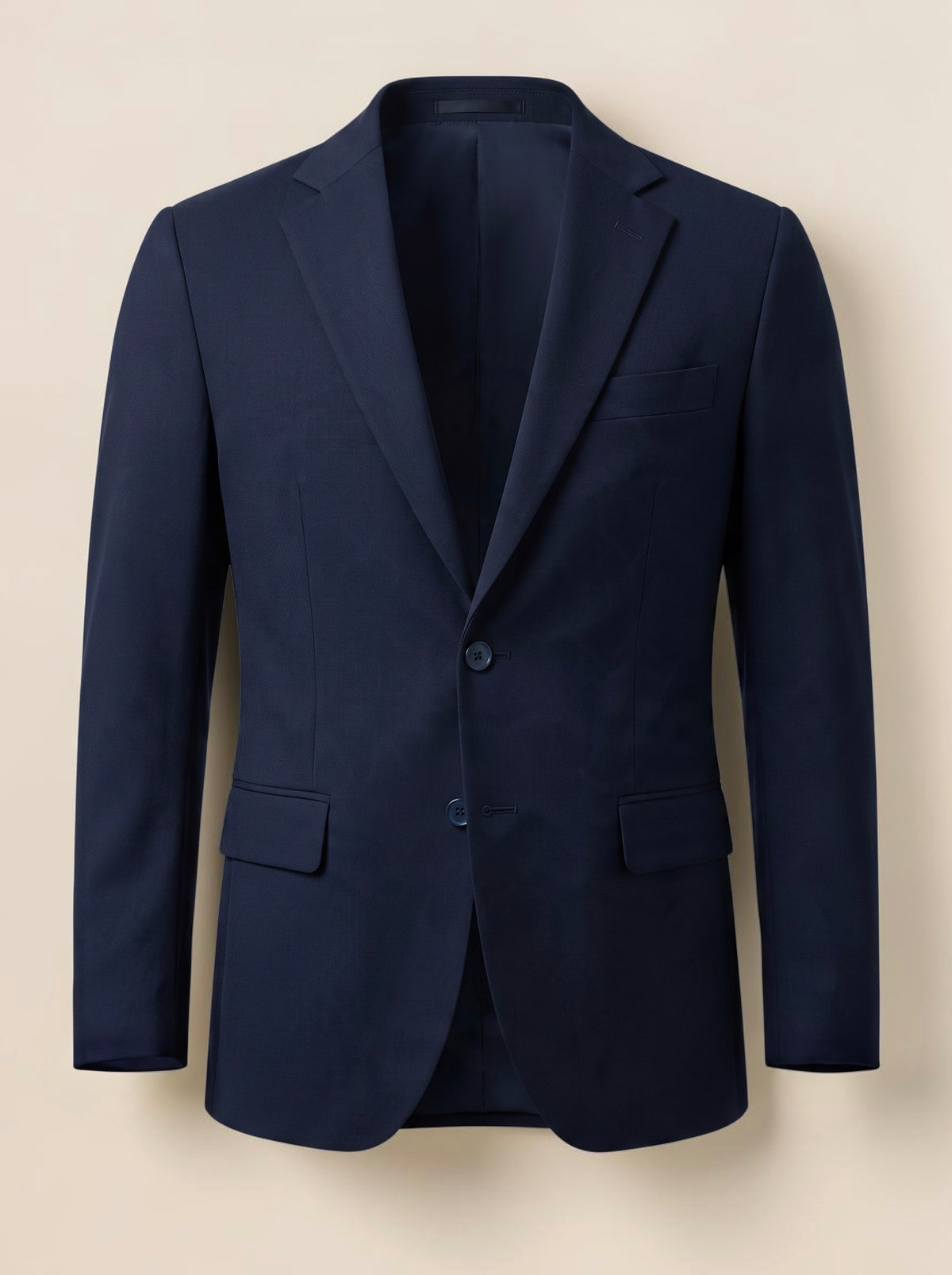 Basic Tailored Blazer - Navy