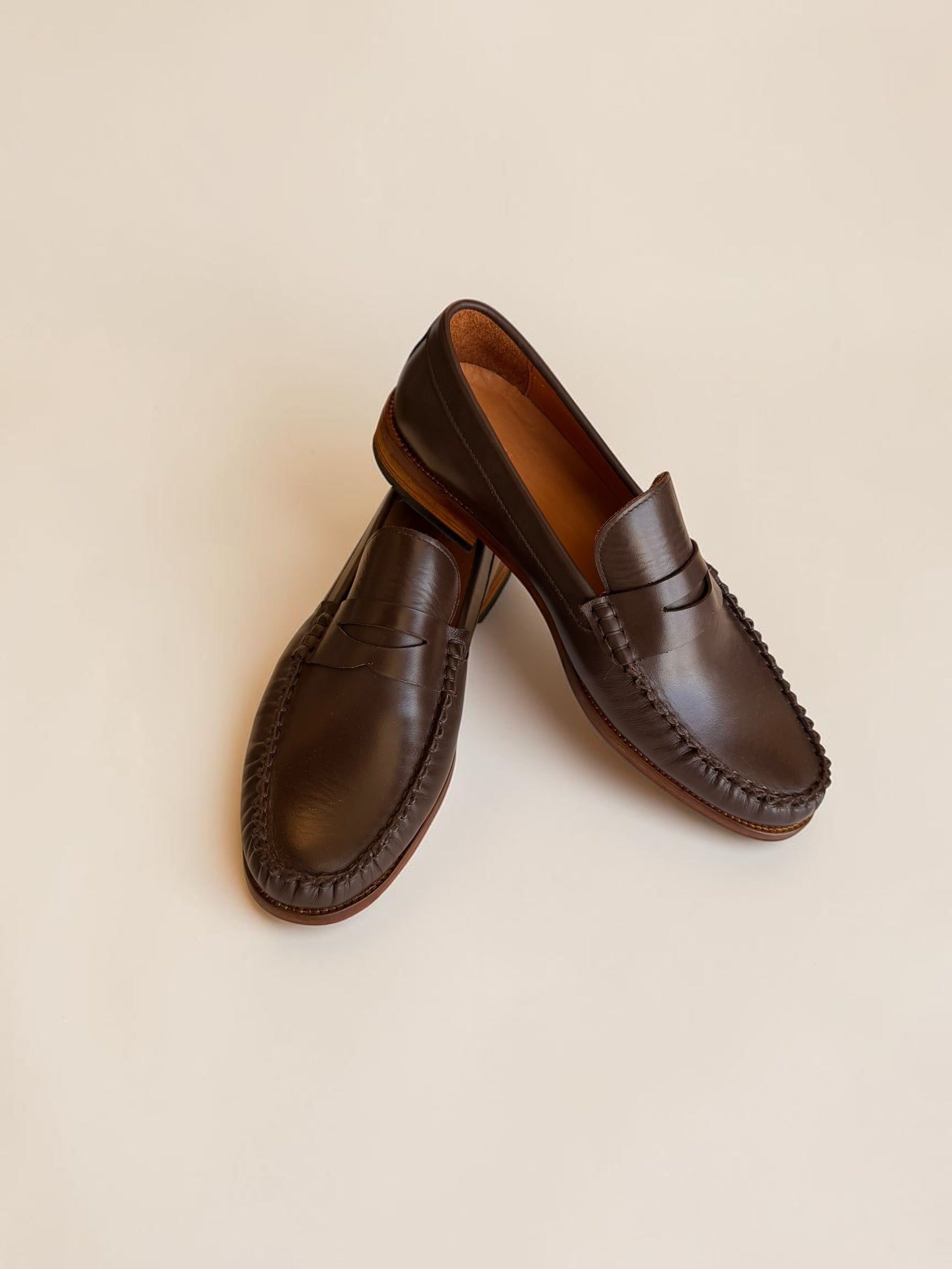 Classic penny loafers- Brown