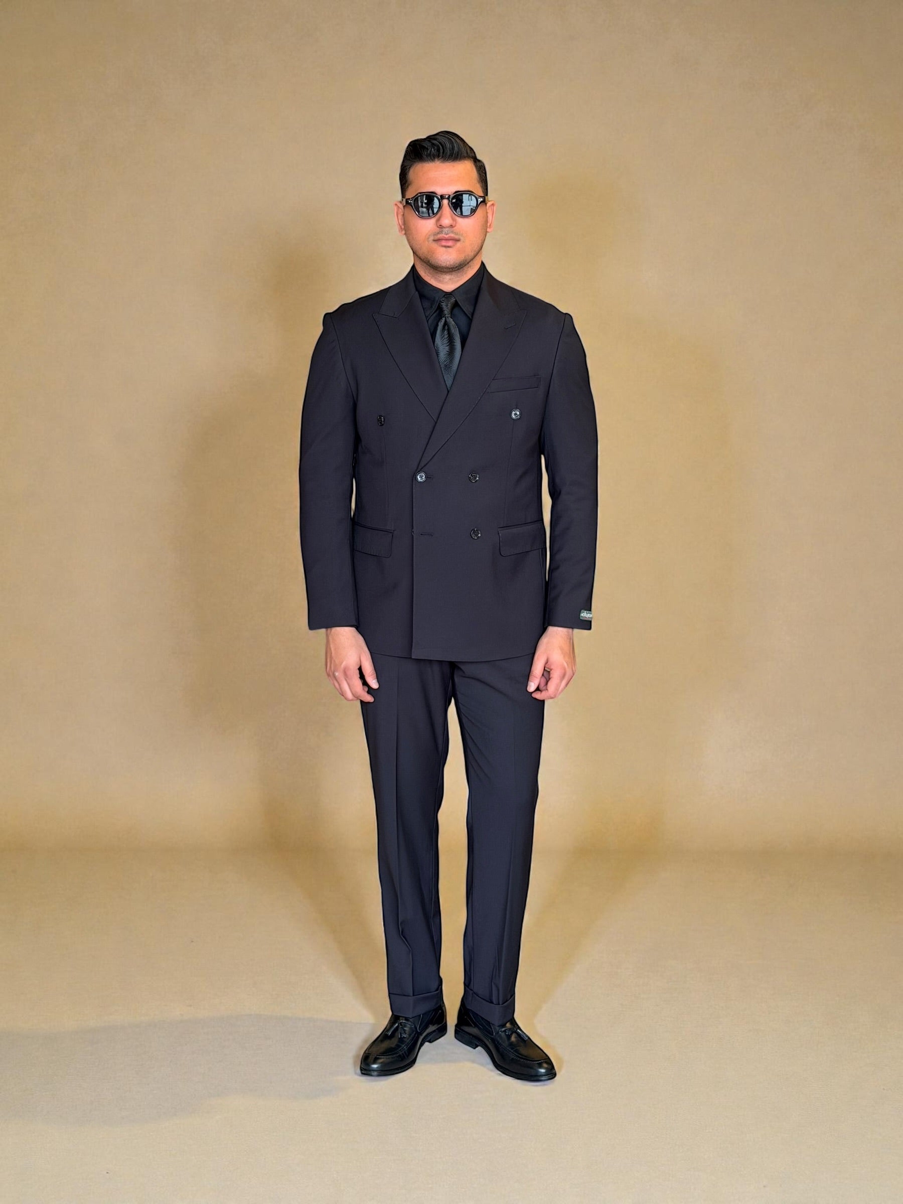 Double breasted suit - Black