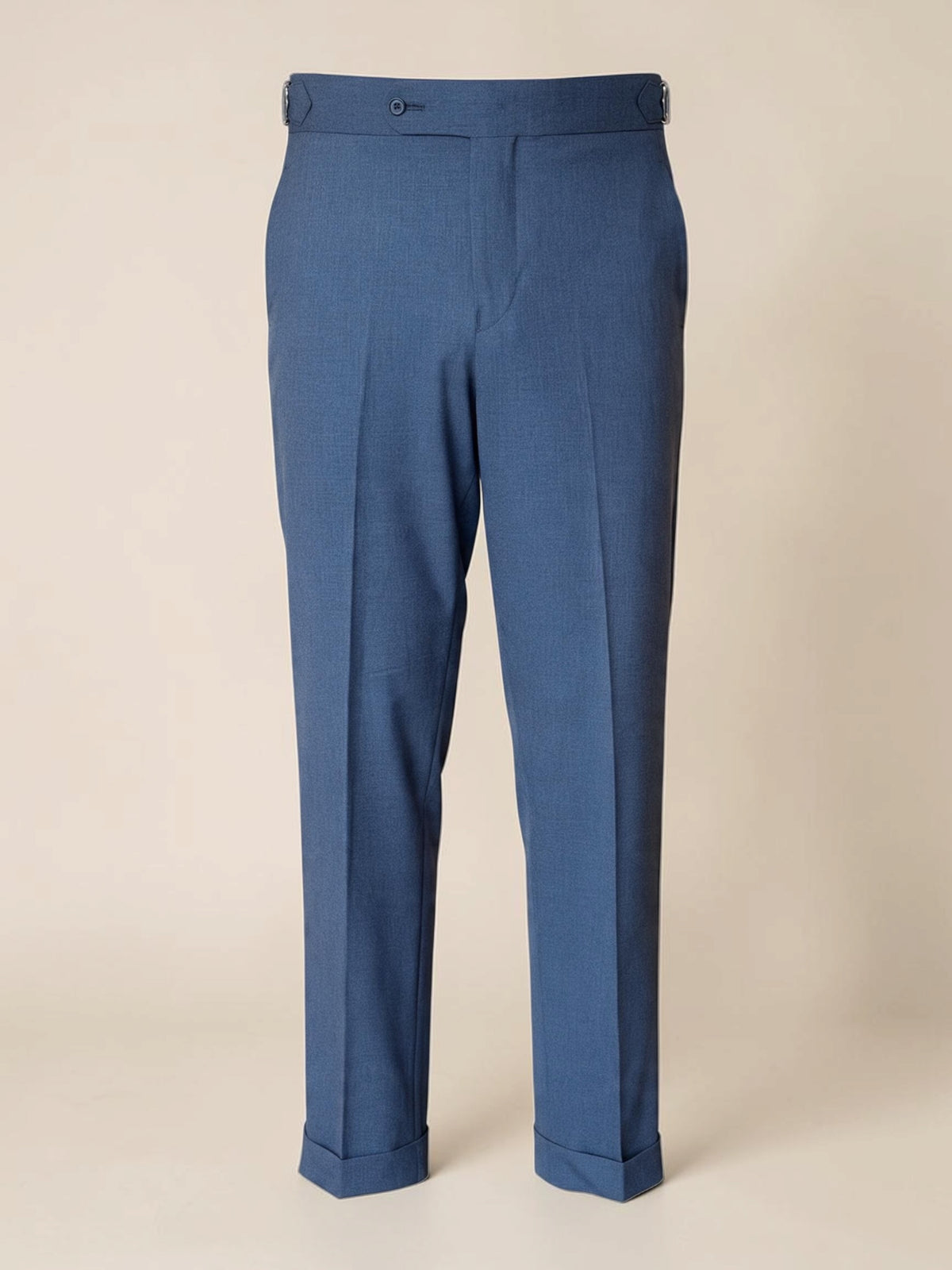 One button Gurkha Trousers - Blue