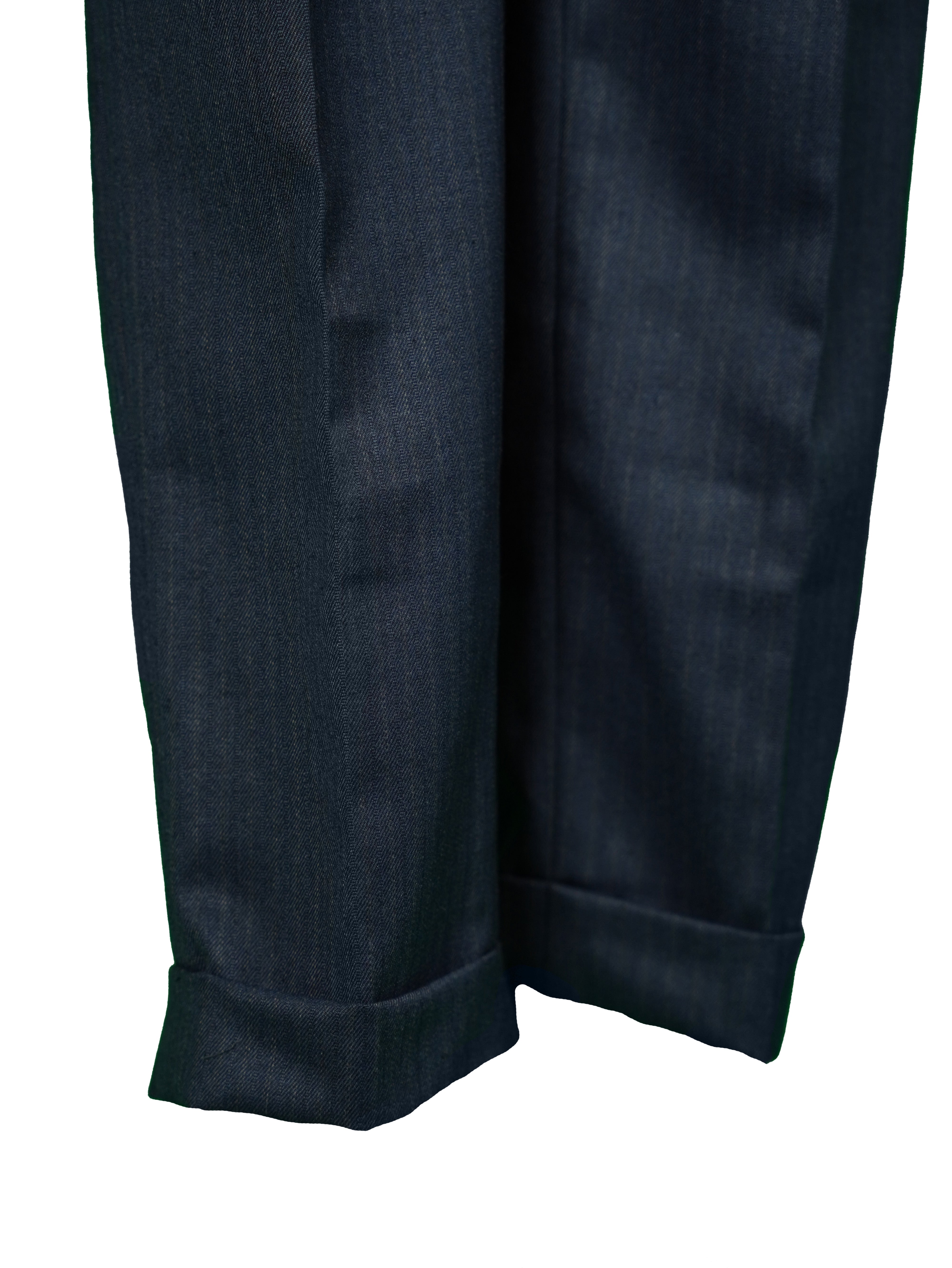 two button hight Waist Gurkha trousers -  Blue