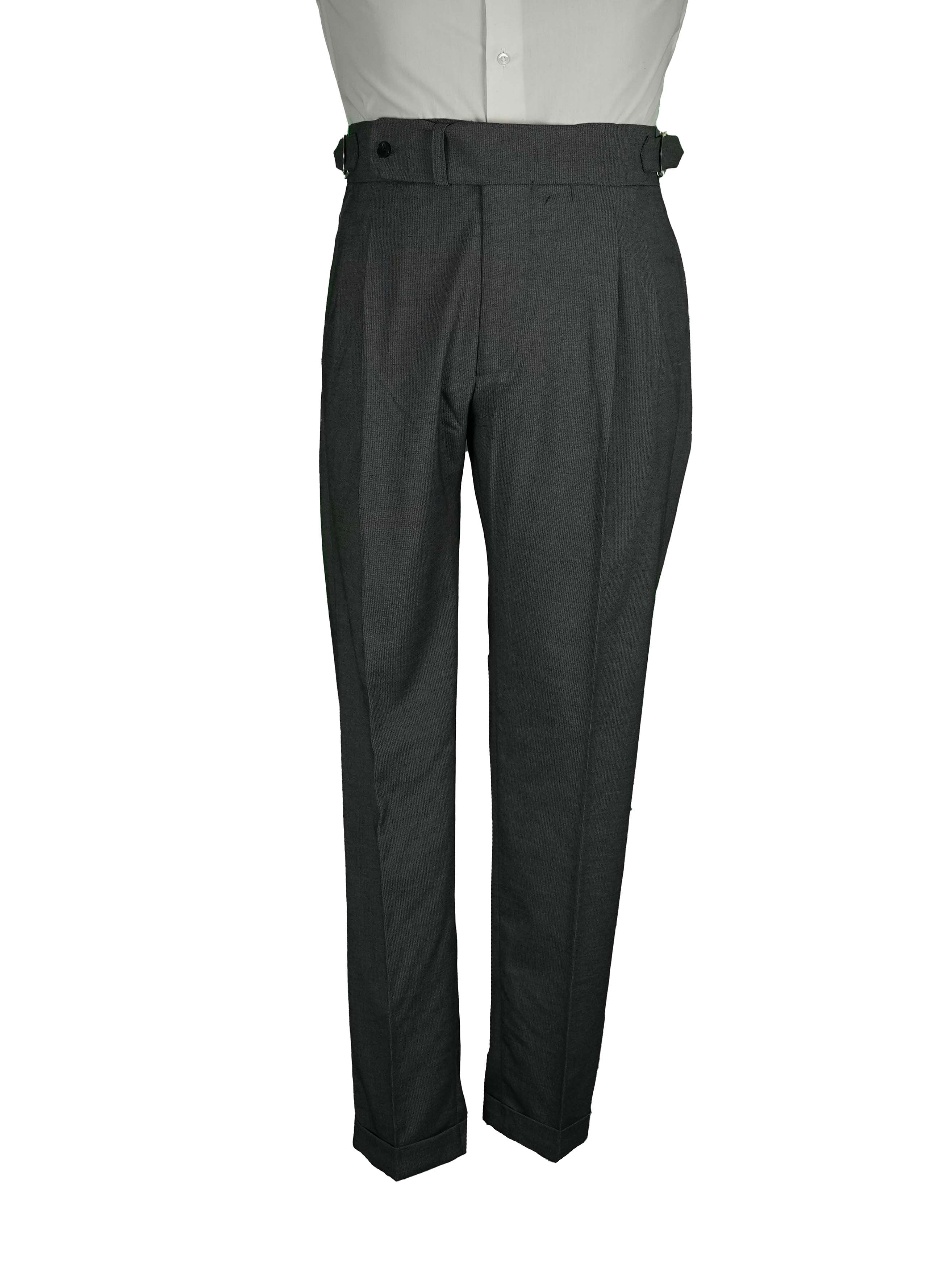 lycra hight waits Gurkha trousers - Grey