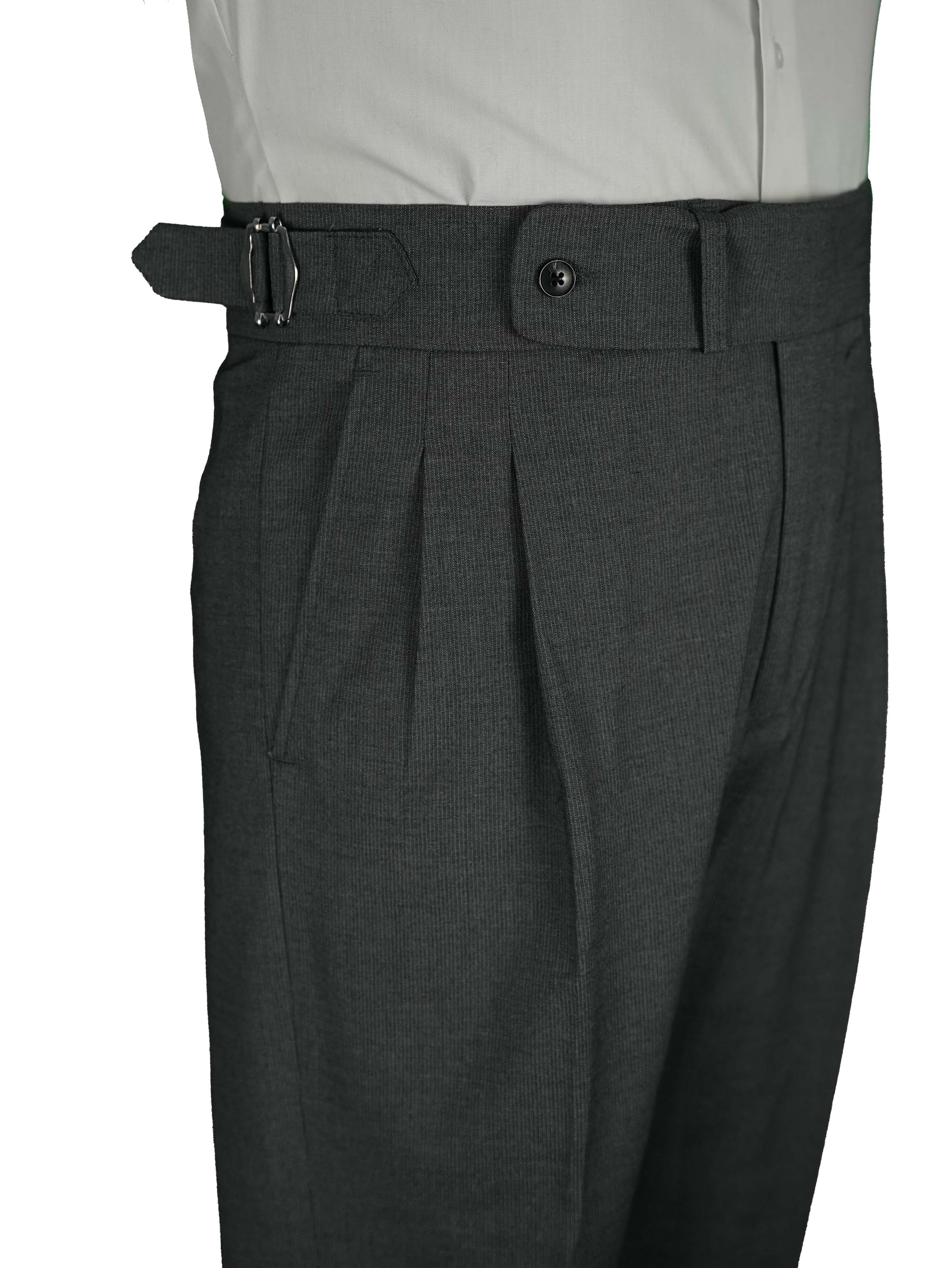 lycra hight waits Gurkha trousers - Grey