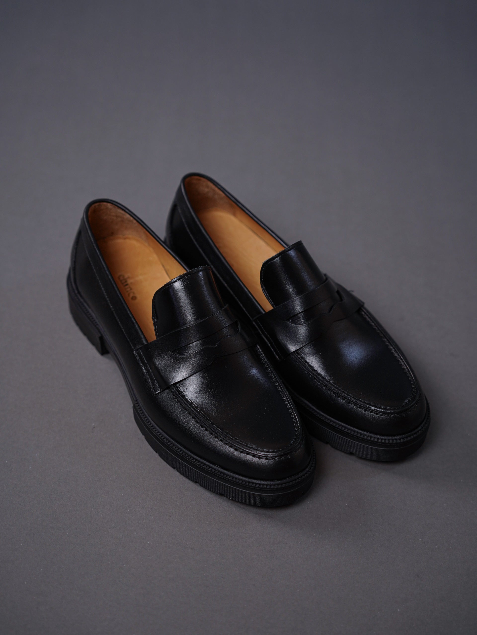 chunky loafers - Black