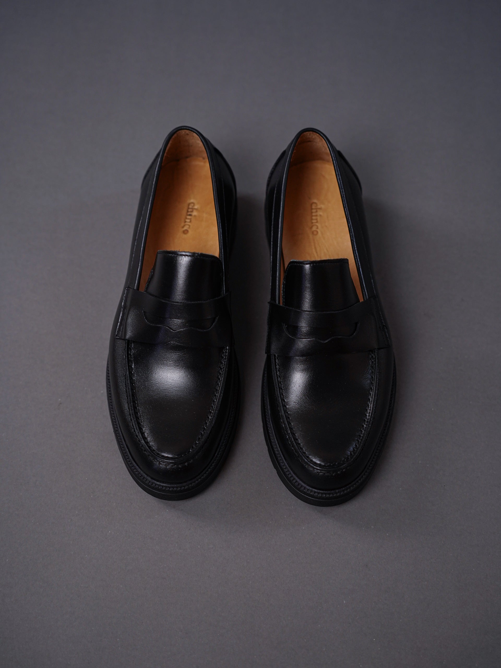 chunky loafers - Black