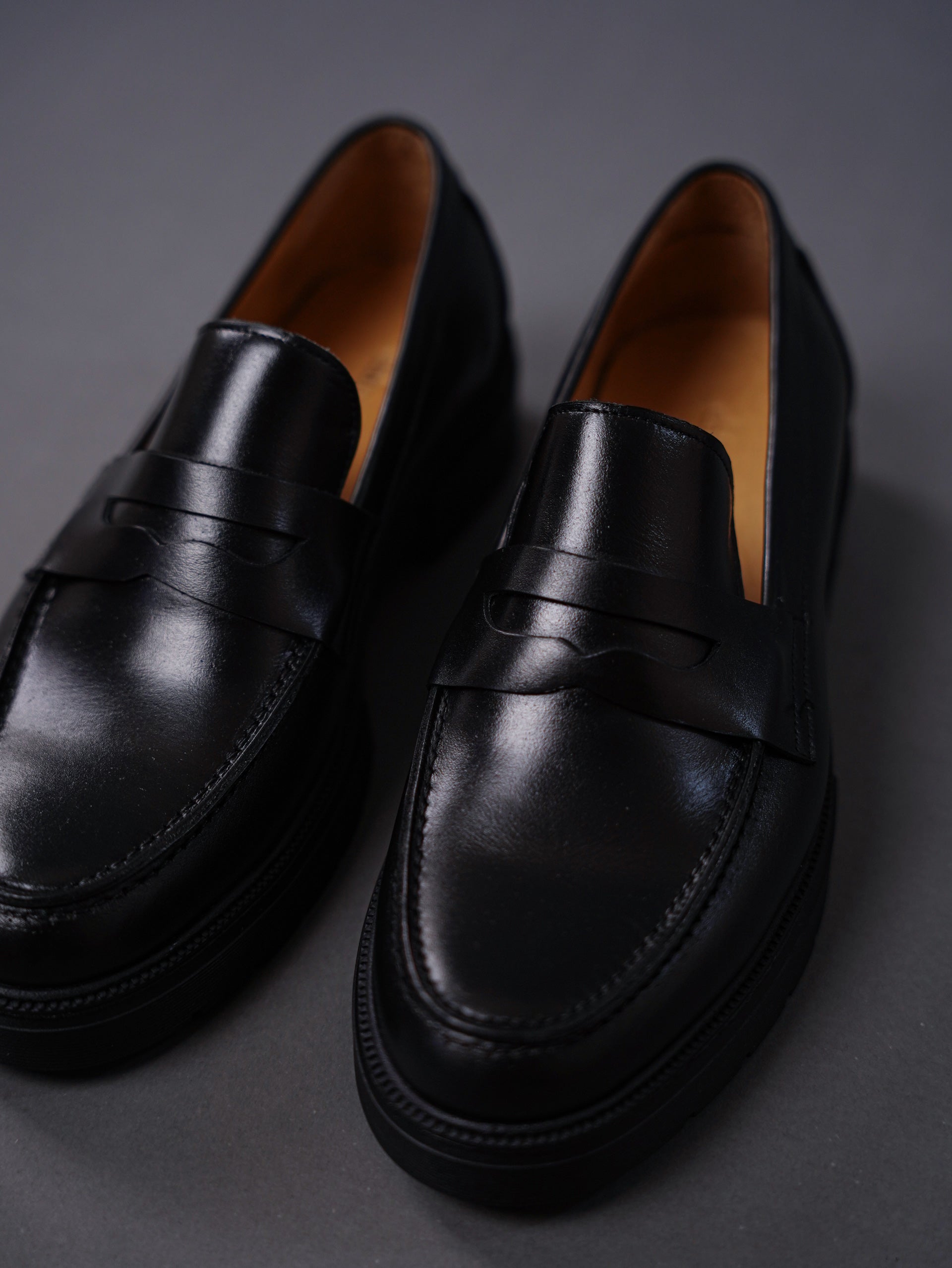 chunky loafers - Black