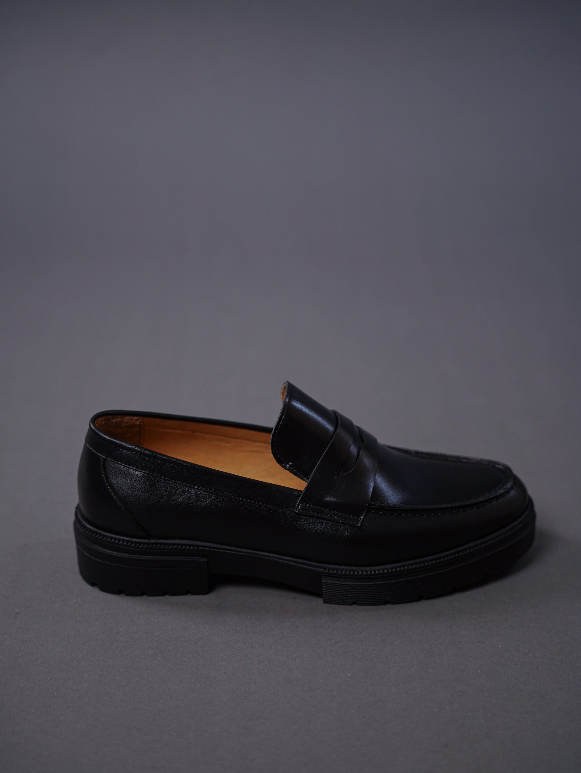 chunky loafers - Black