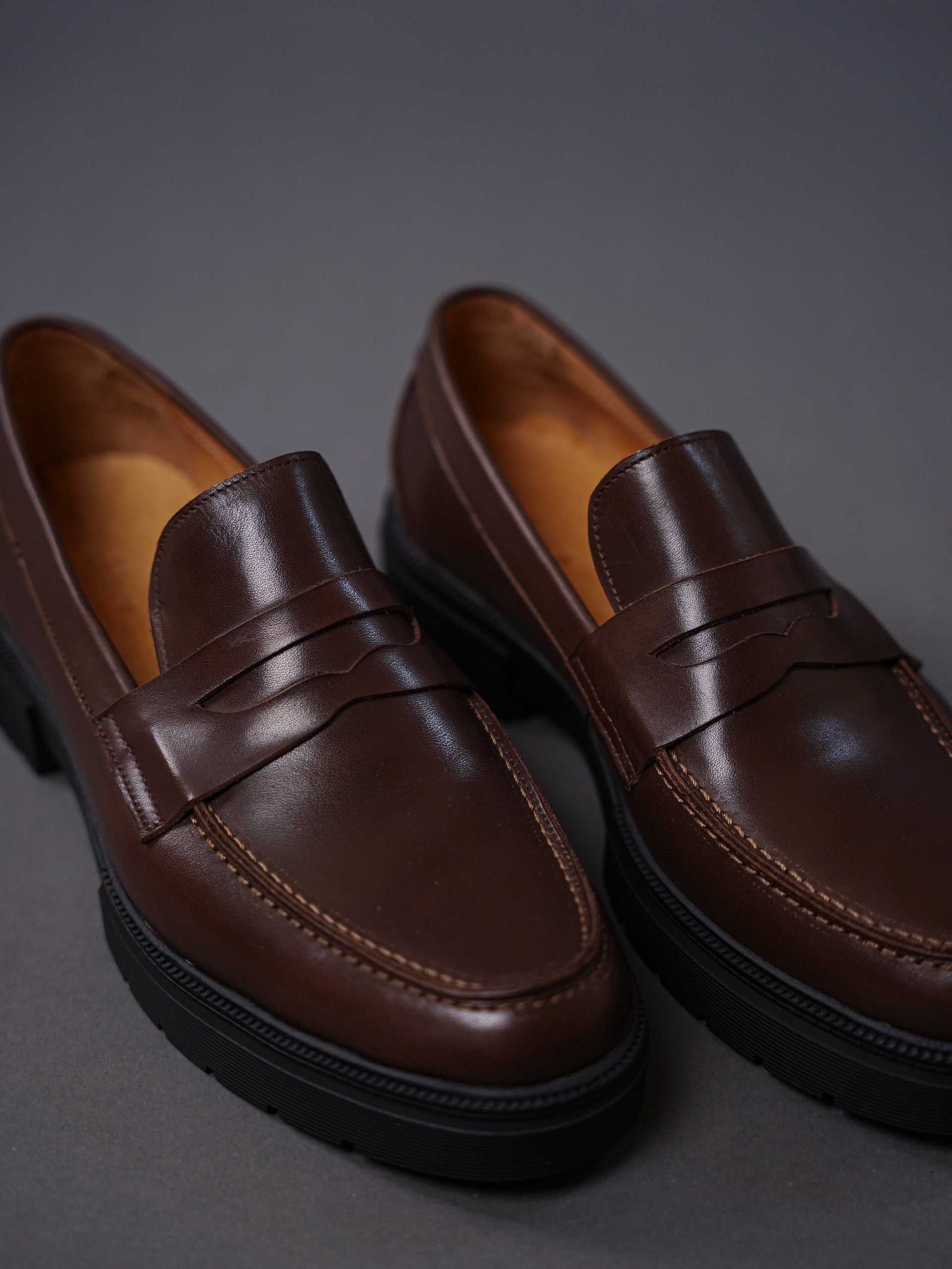 chunky loafers - Black