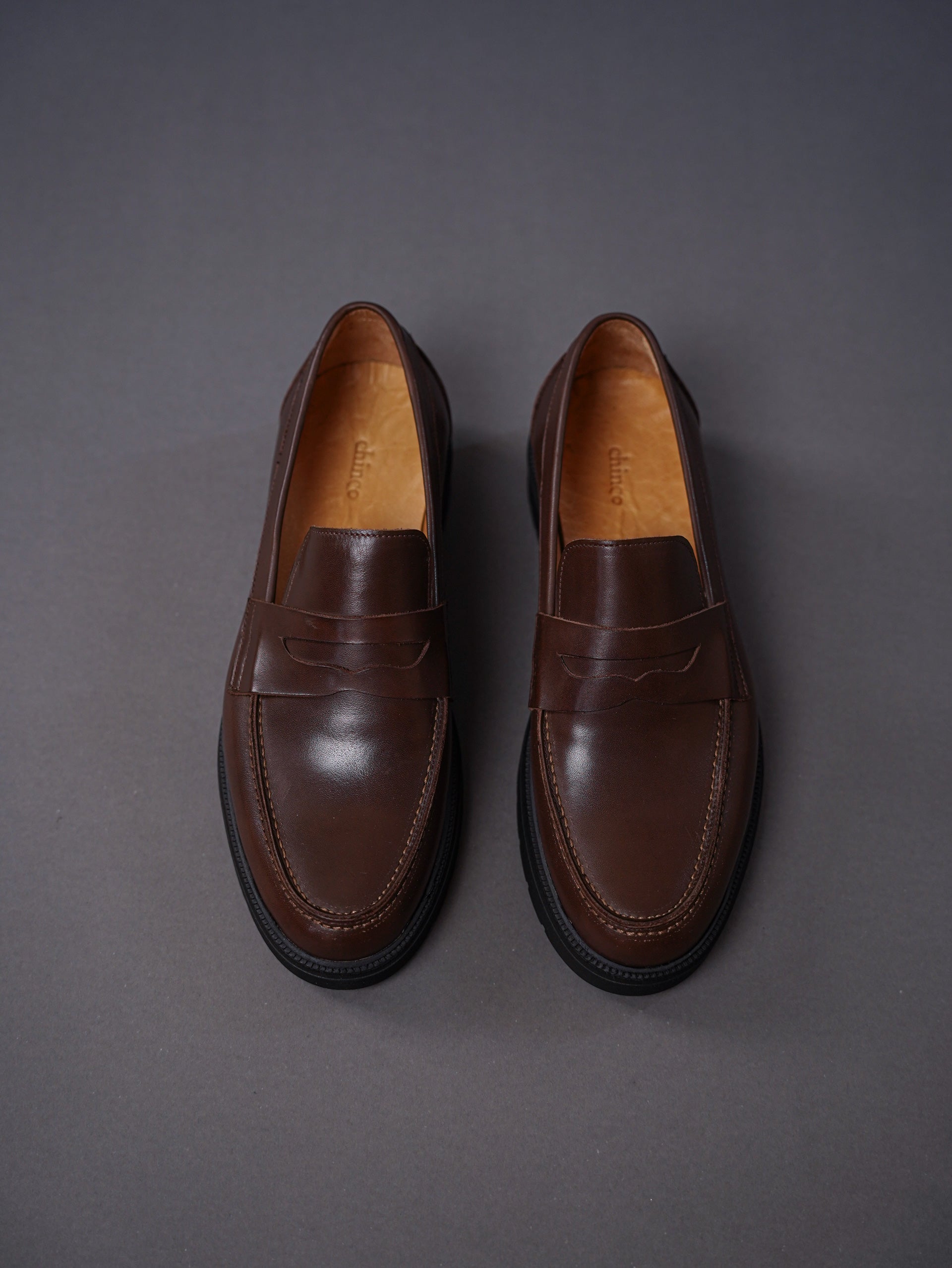 chunky loafers -  brwon