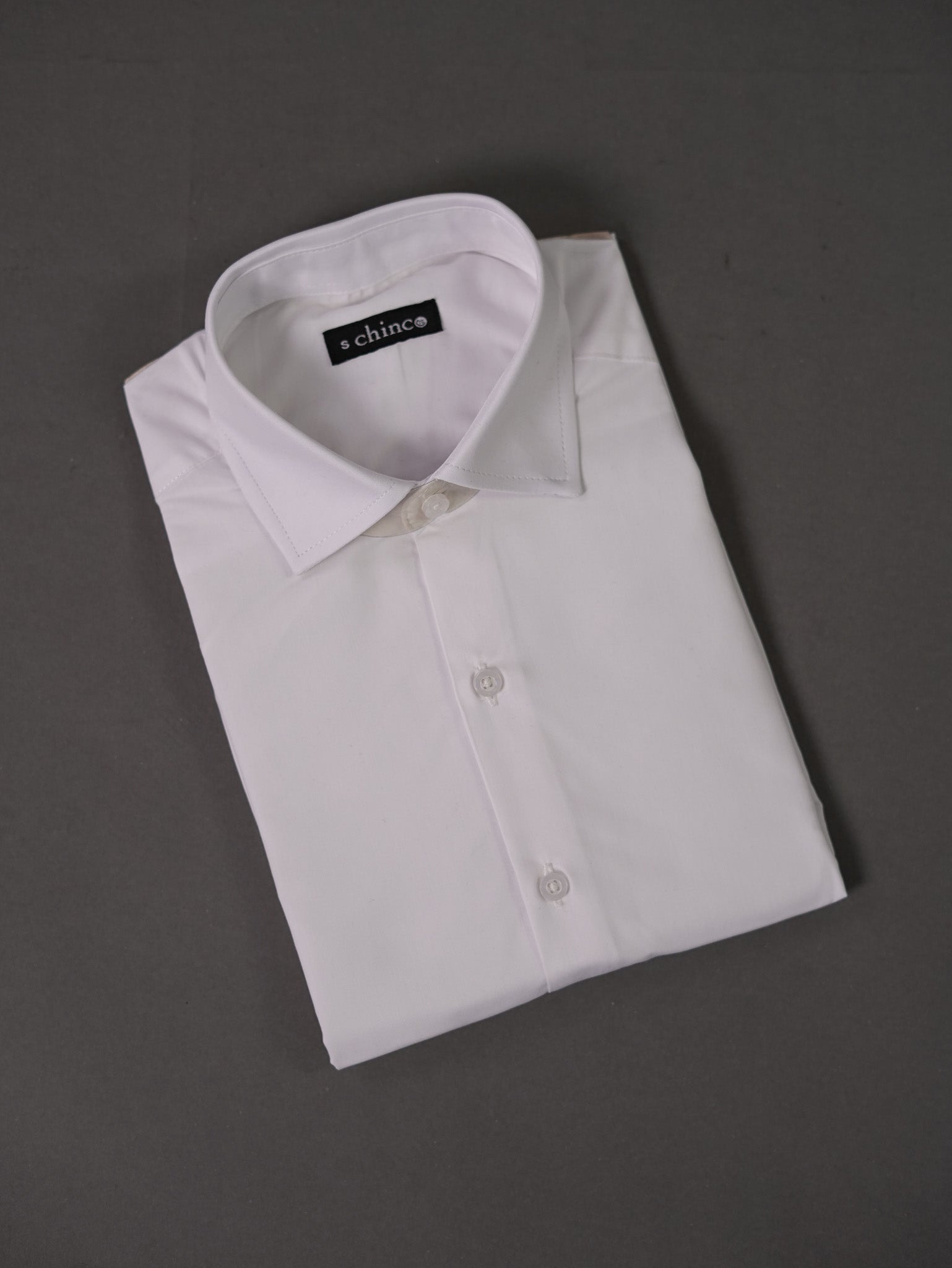 SPREAD COLLAR CHEMISE- OFF WHITE