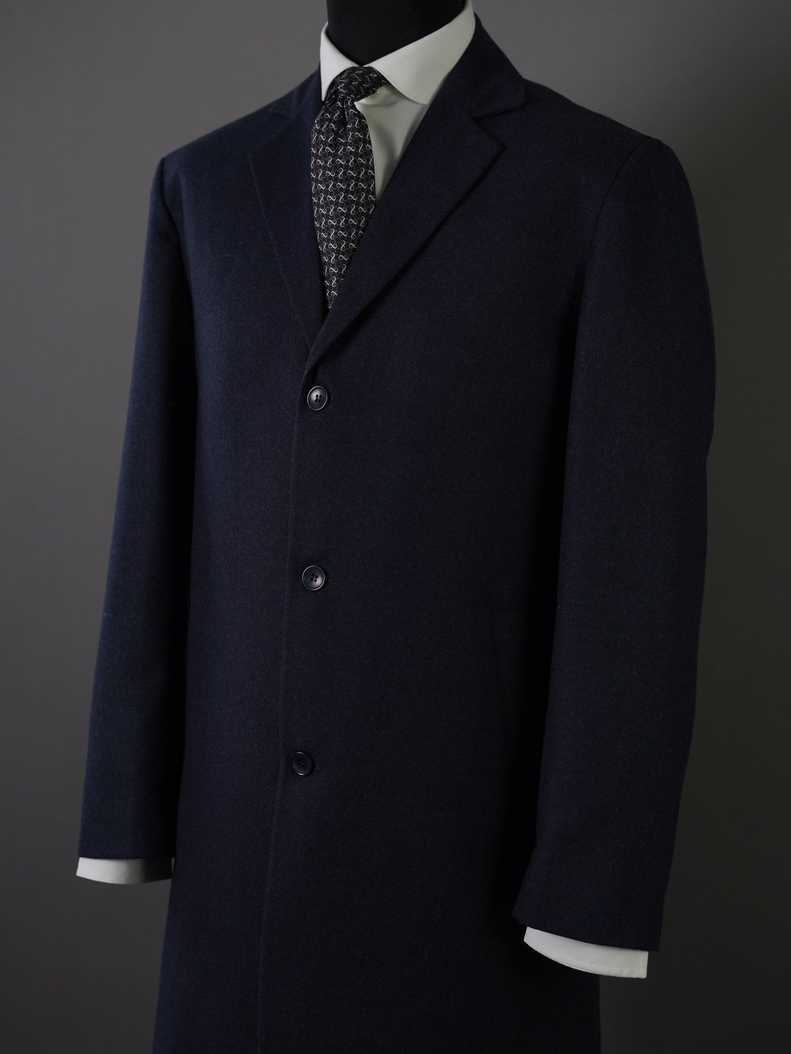 basic coat - navy