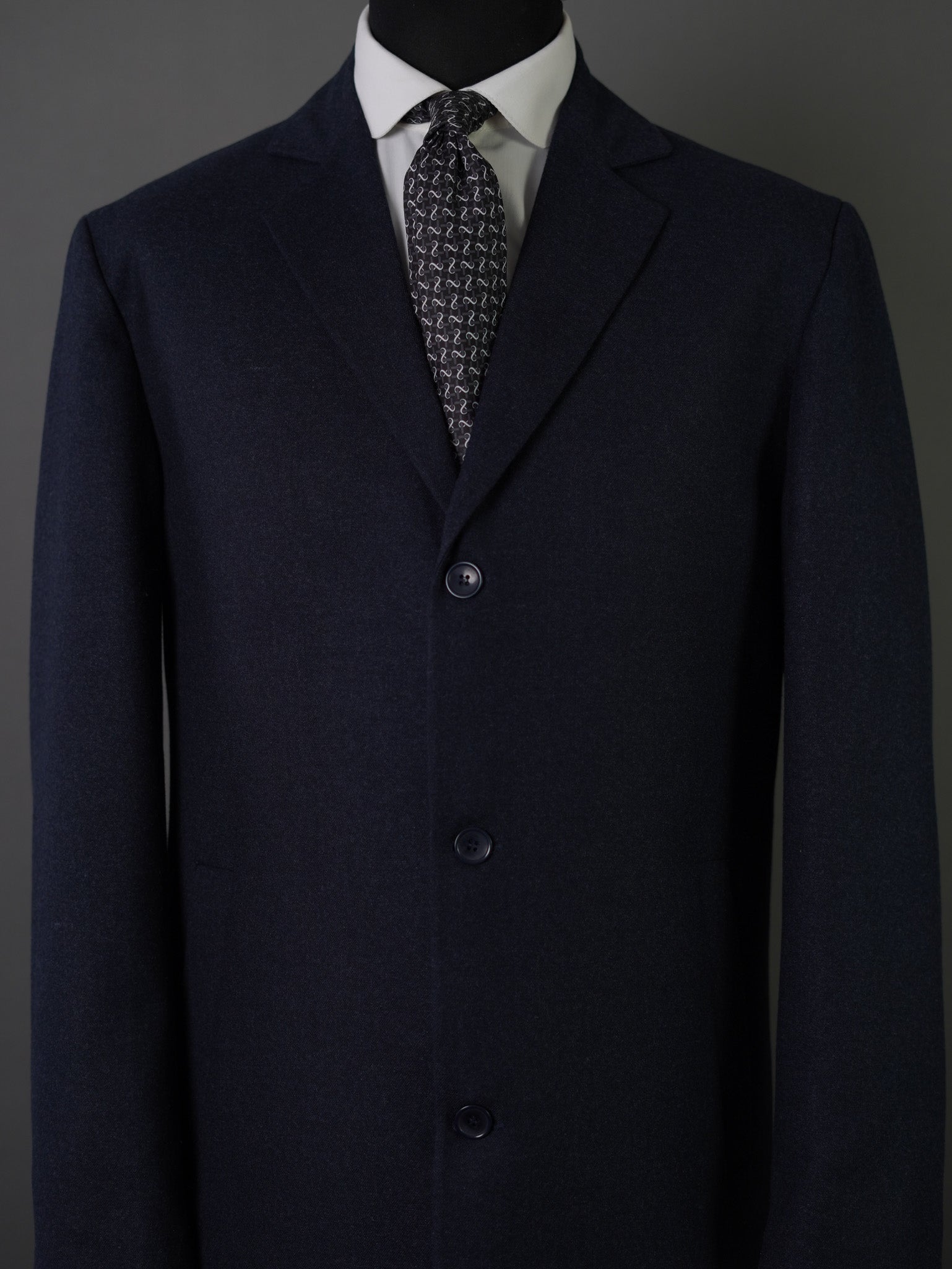 basic coat - navy