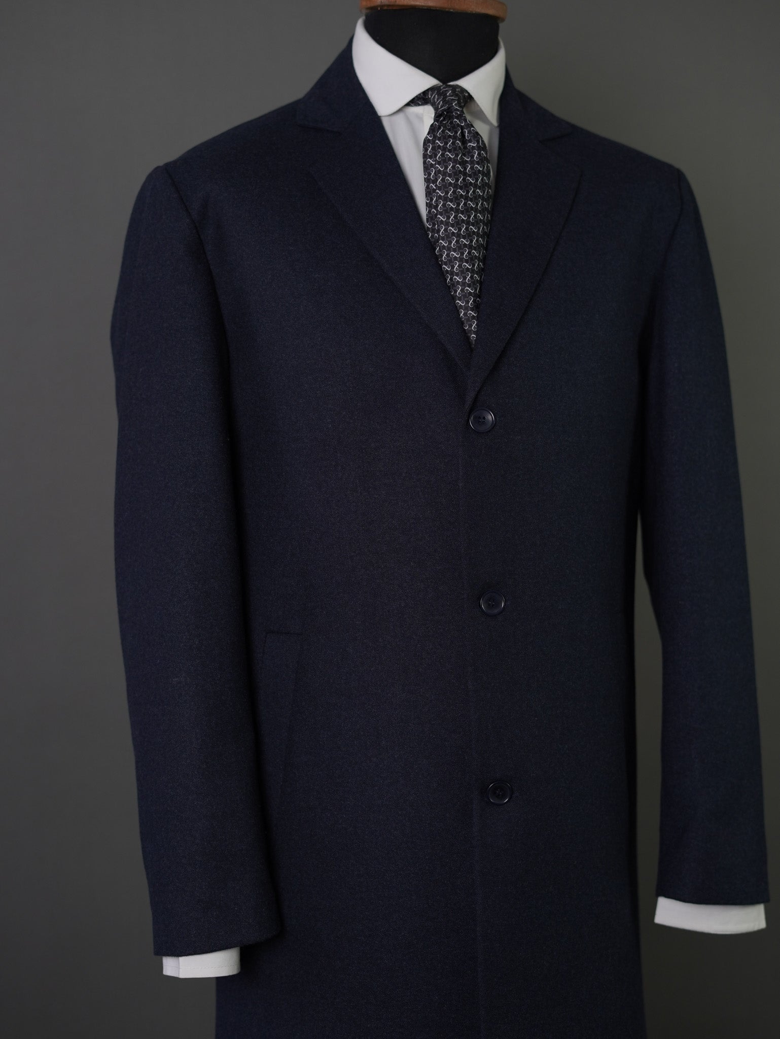 basic coat - navy