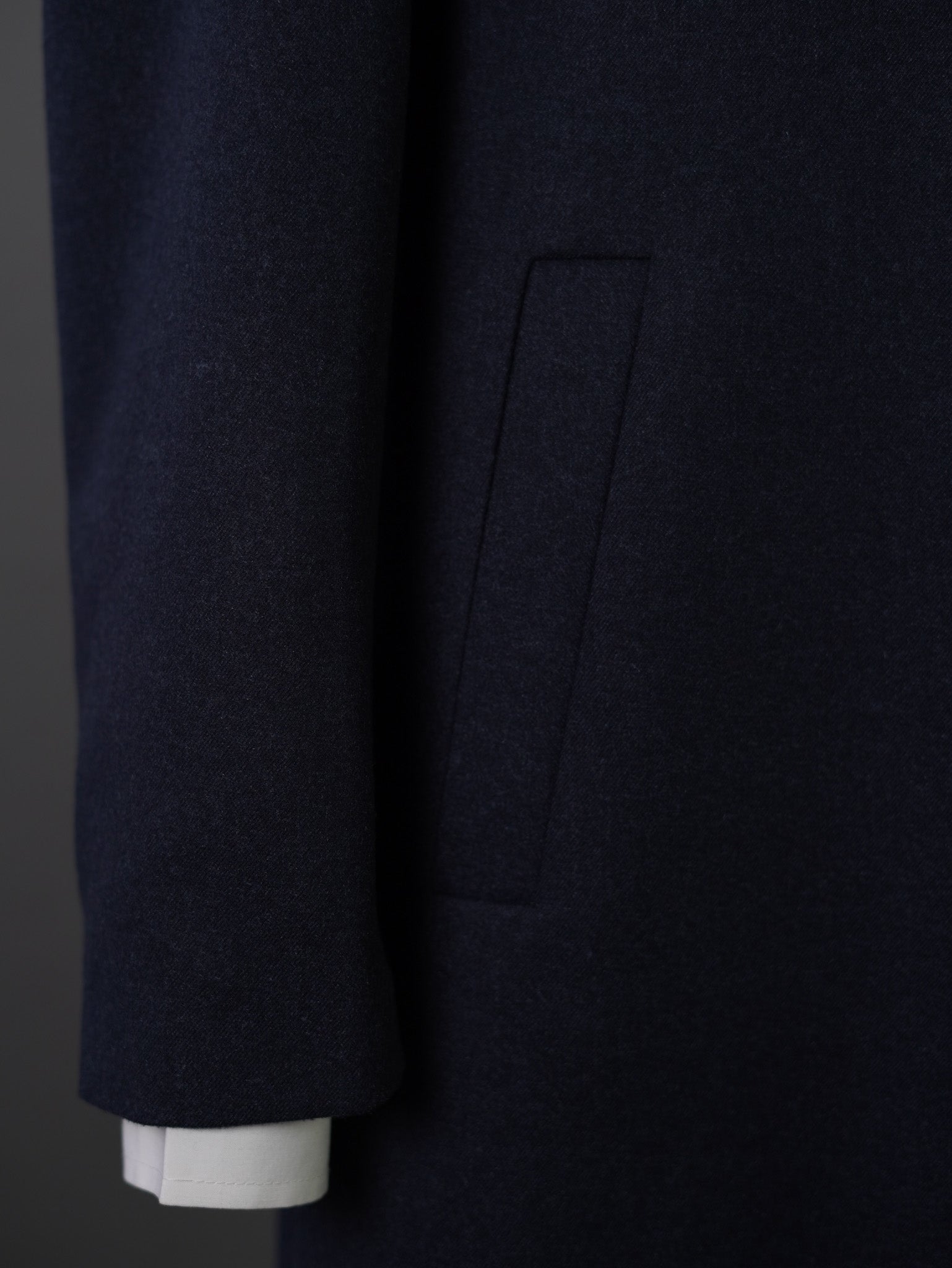 basic coat - navy