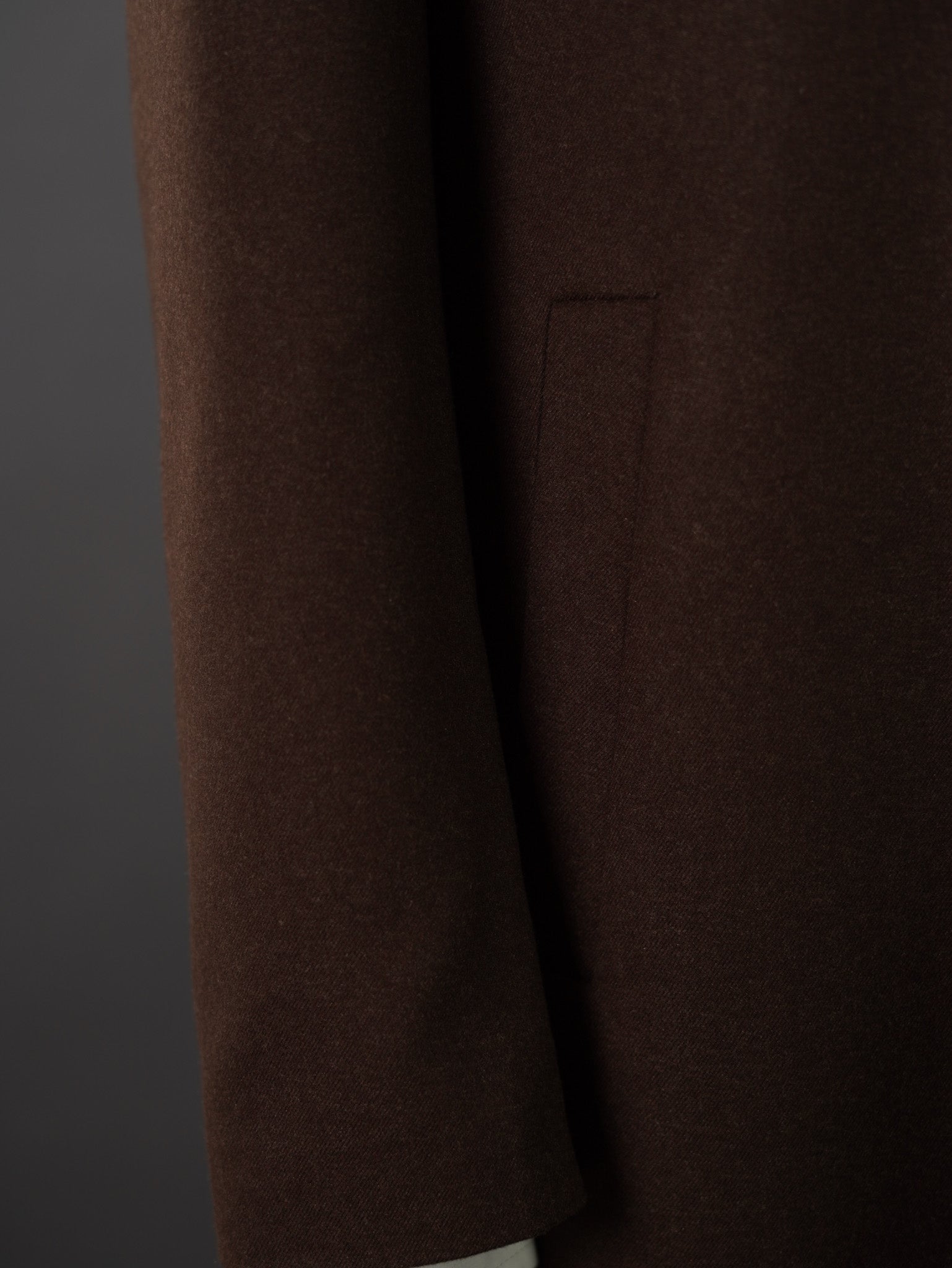 basic coat - brown