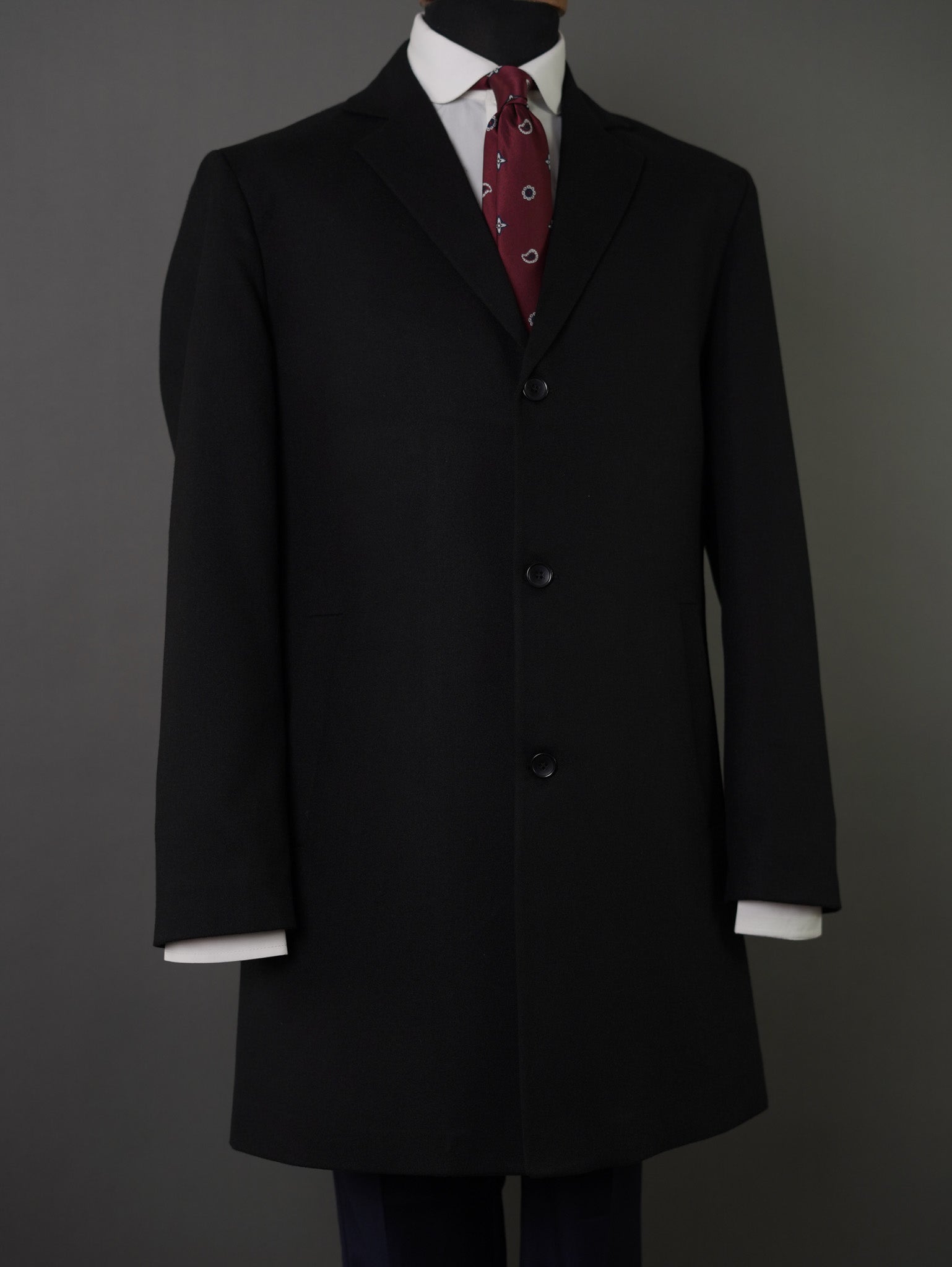 basic coat - Black