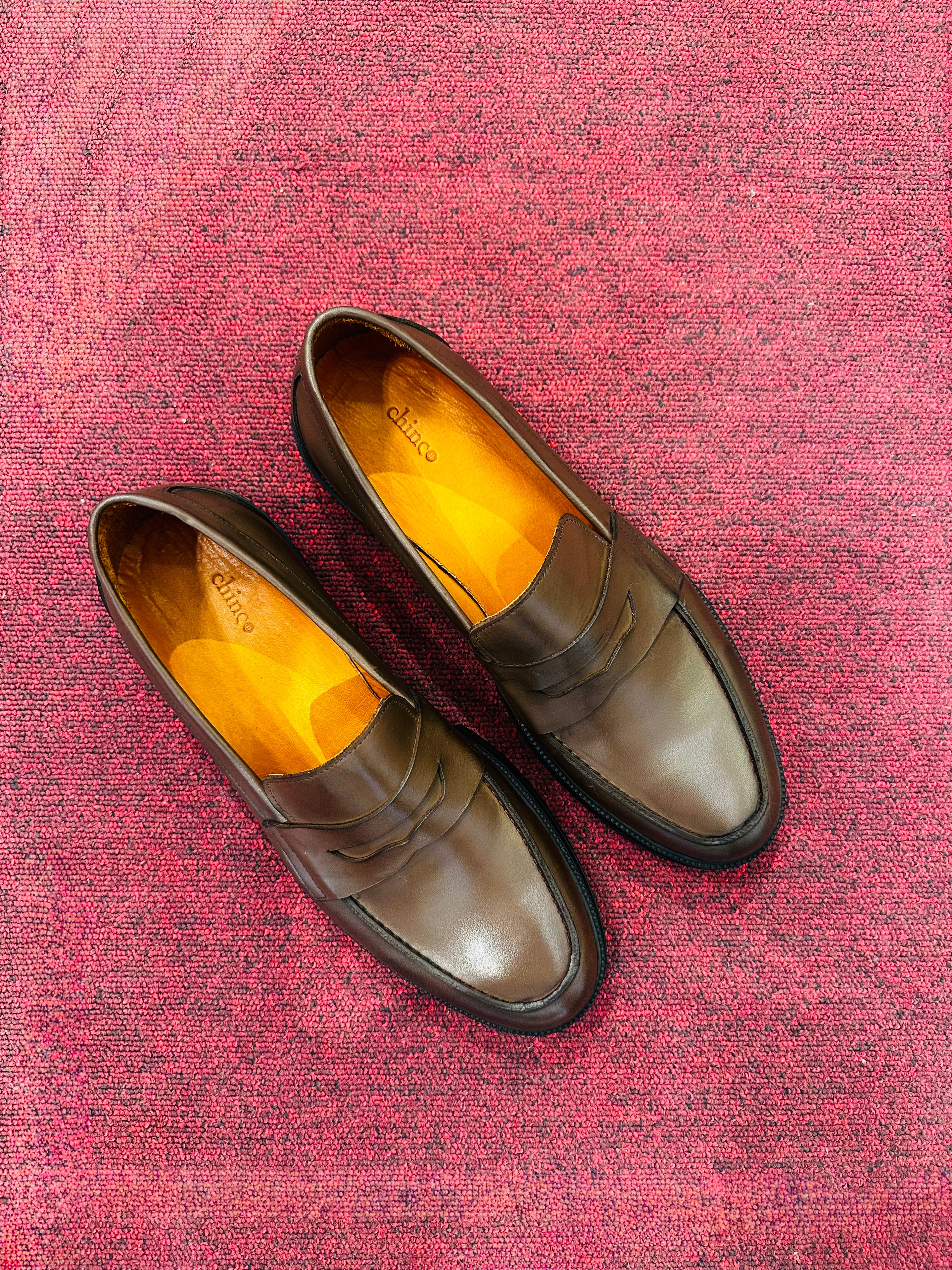Chunky loafer shoes - Brown